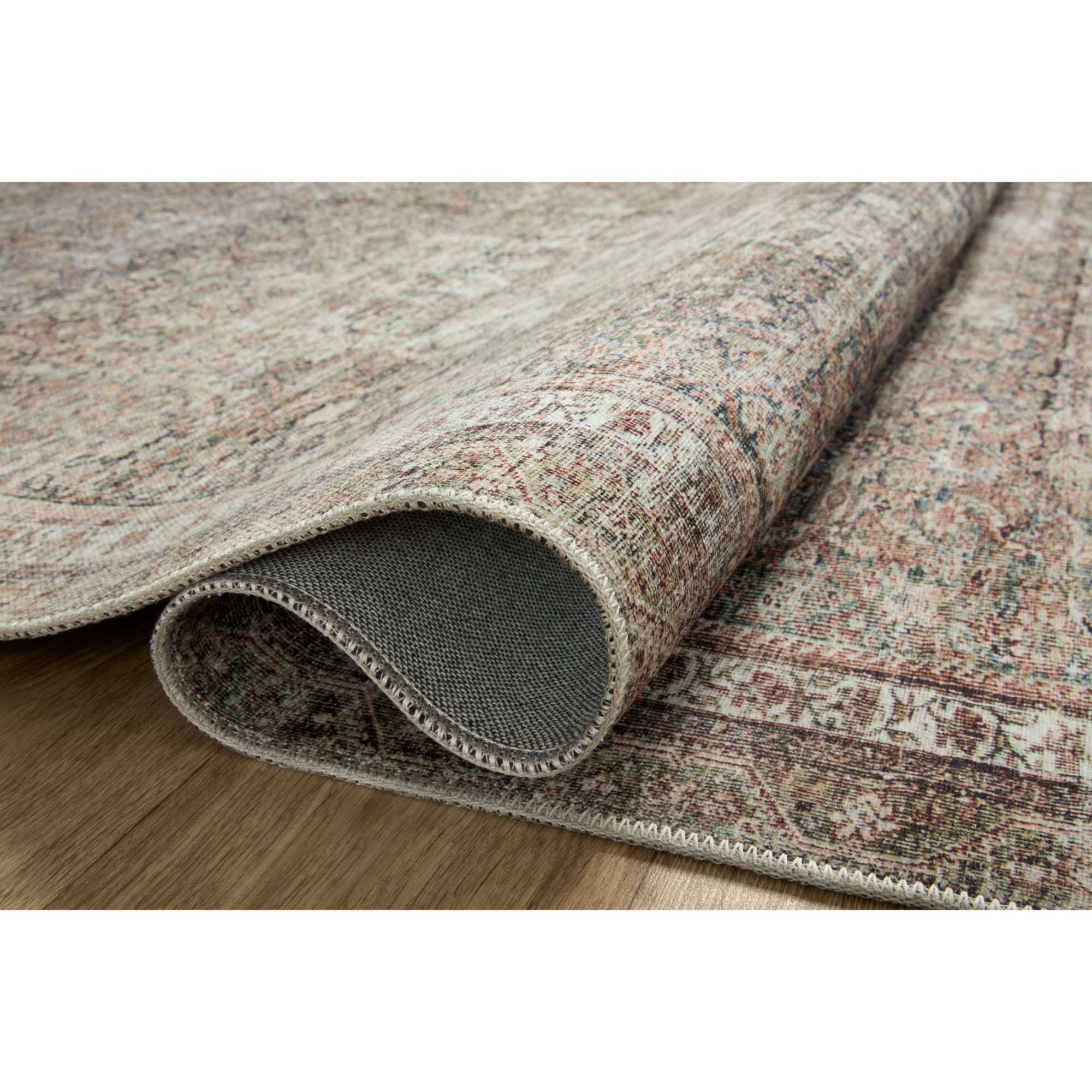 Chris Loves Julia x Loloi Jules Ink/Terracotta Rug