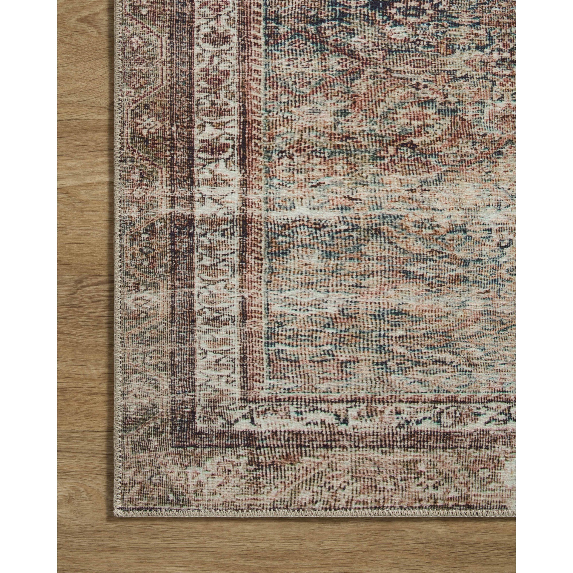 Chris Loves Julia x Loloi Jules Ink/Terracotta Rug