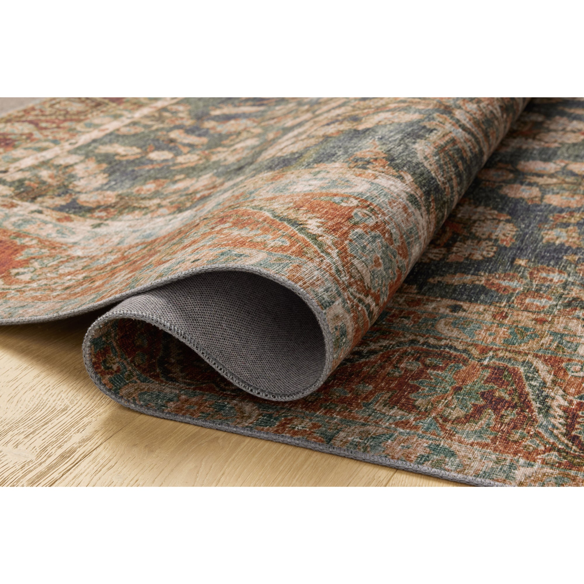 Chris Loves Julia x Loloi Jules Ocean/Spice Rug