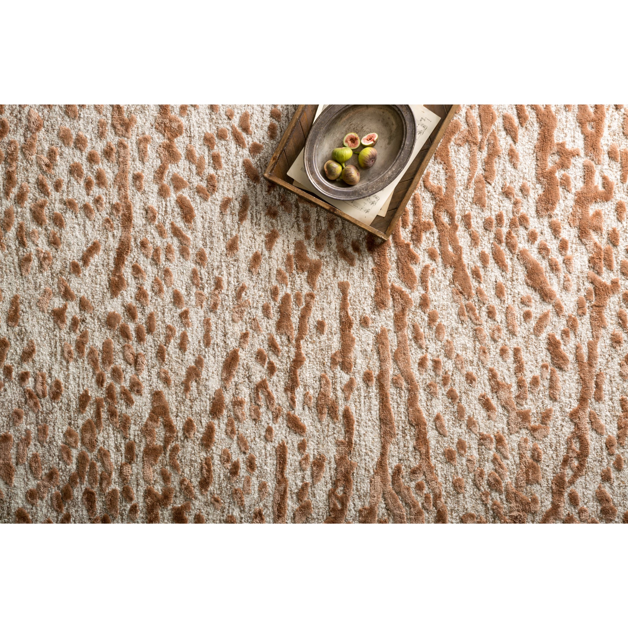 Loloi Juneau Oatmeal/Terracotta Rug