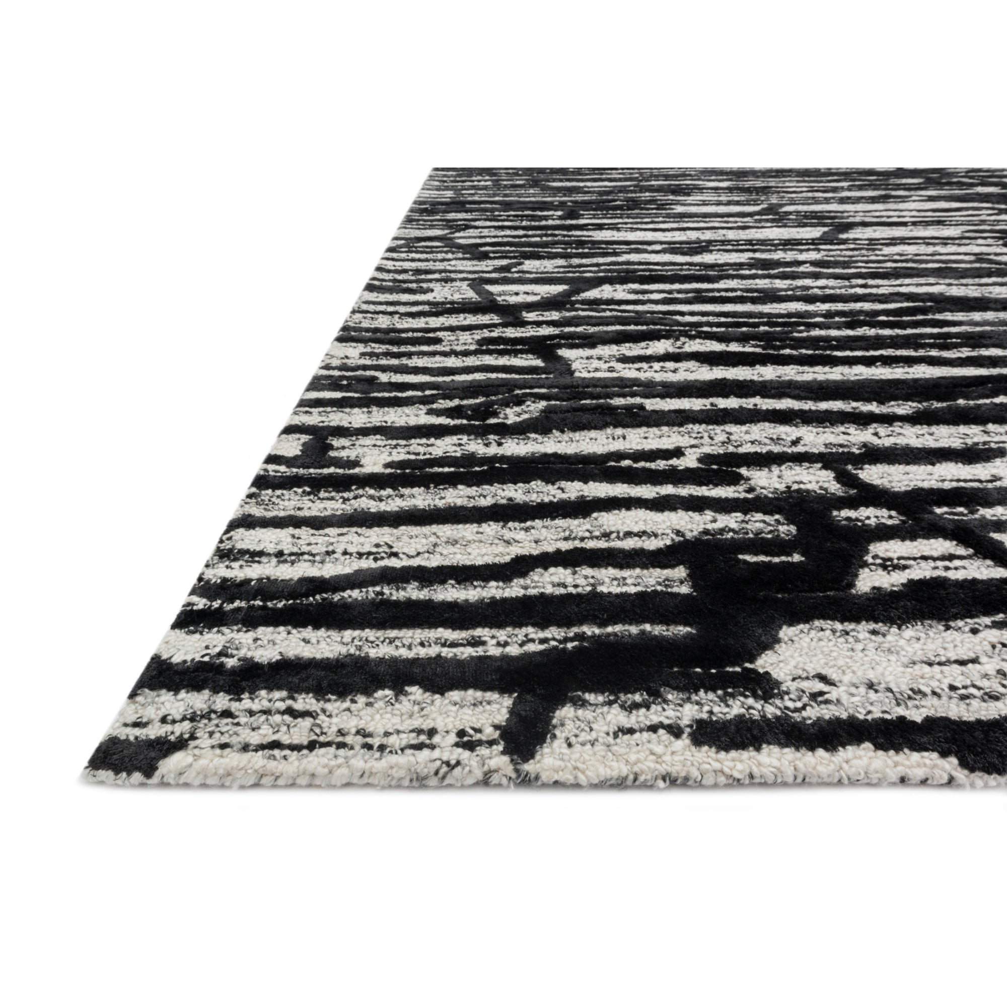 Loloi Juneau Ivory/Black Rug