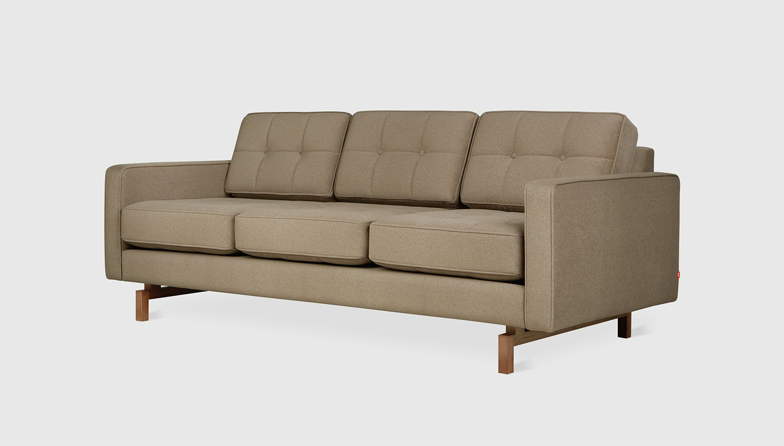 Jane 2 Sofa Merino Mocha / WalnutSofa Gus*  Merino Mocha Walnut  Four Hands, Mid Century Modern Furniture, Old Bones Furniture Company, Old Bones Co, Modern Mid Century, Designer Furniture, https://www.oldbonesco.com/