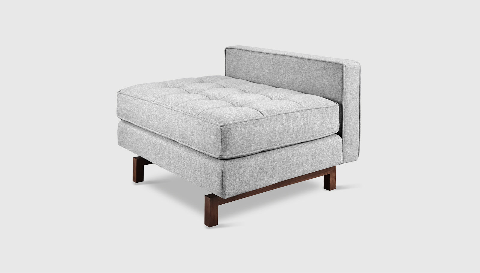 Jane 2 Lounge Bayview Silver / WalnutSofa Gus*  Bayview Silver Walnut  Four Hands, Mid Century Modern Furniture, Old Bones Furniture Company, Old Bones Co, Modern Mid Century, Designer Furniture, https://www.oldbonesco.com/