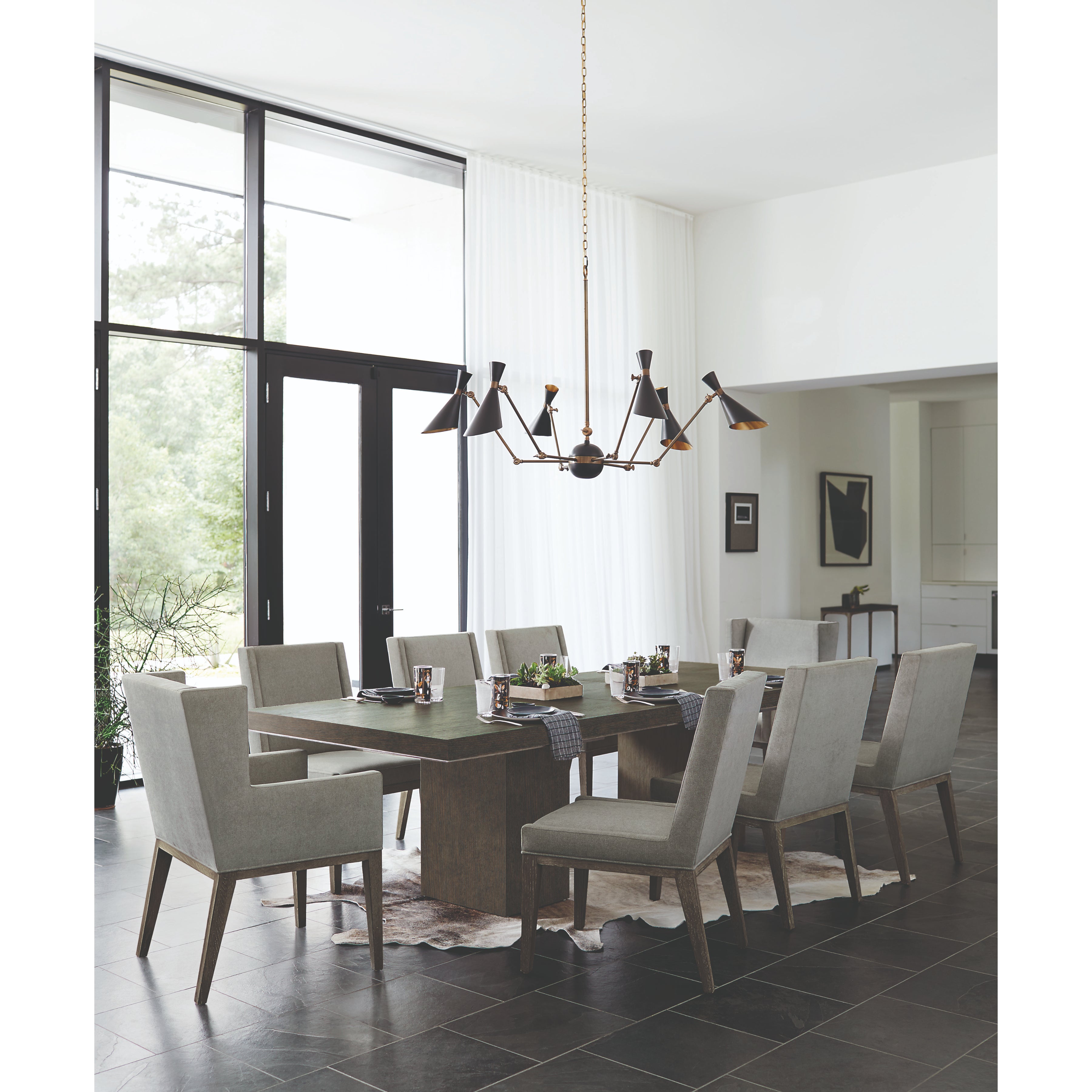 Linea Rectangular Dining Table by Bernhardt