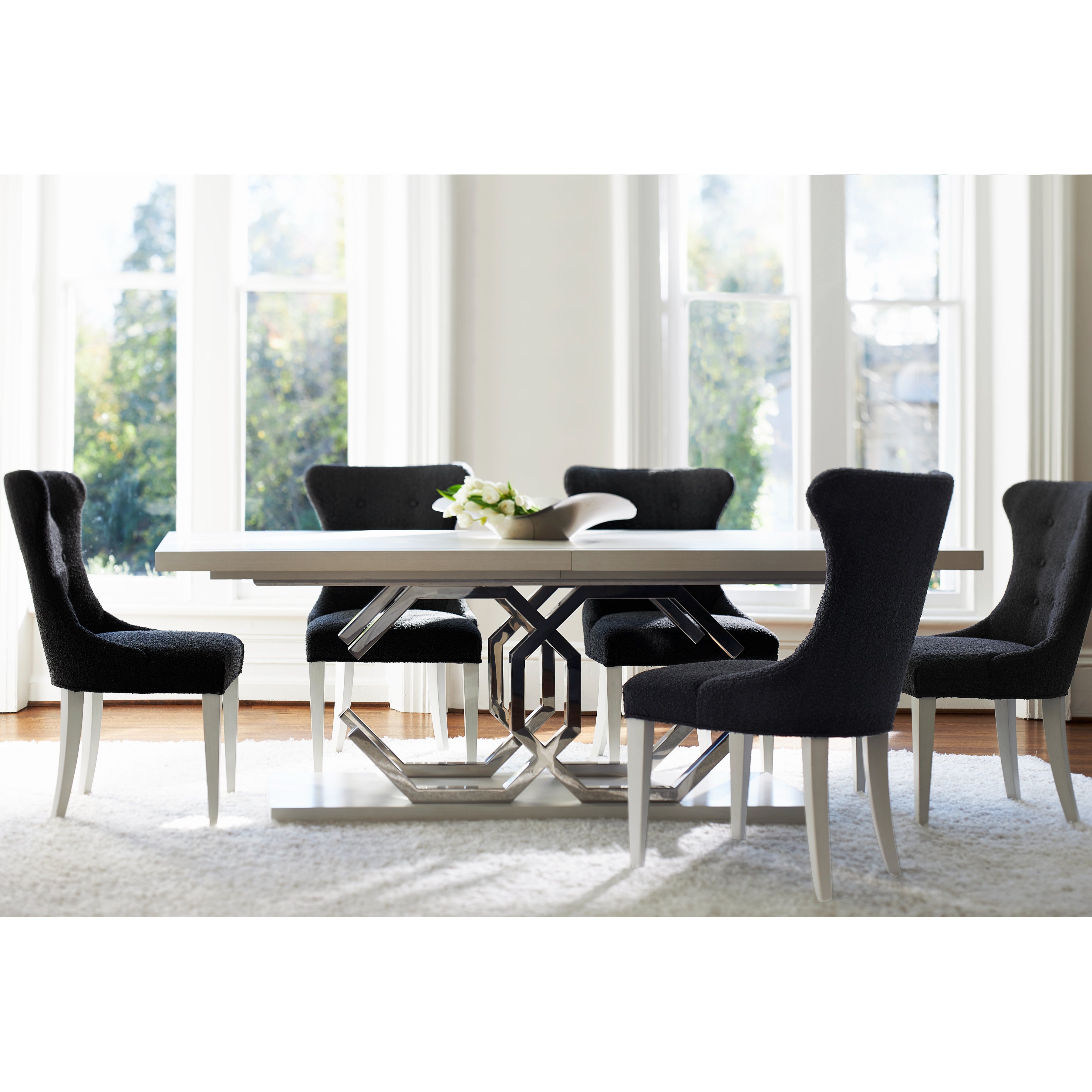 Silhouette Rectangular Dining Table by Bernhardt