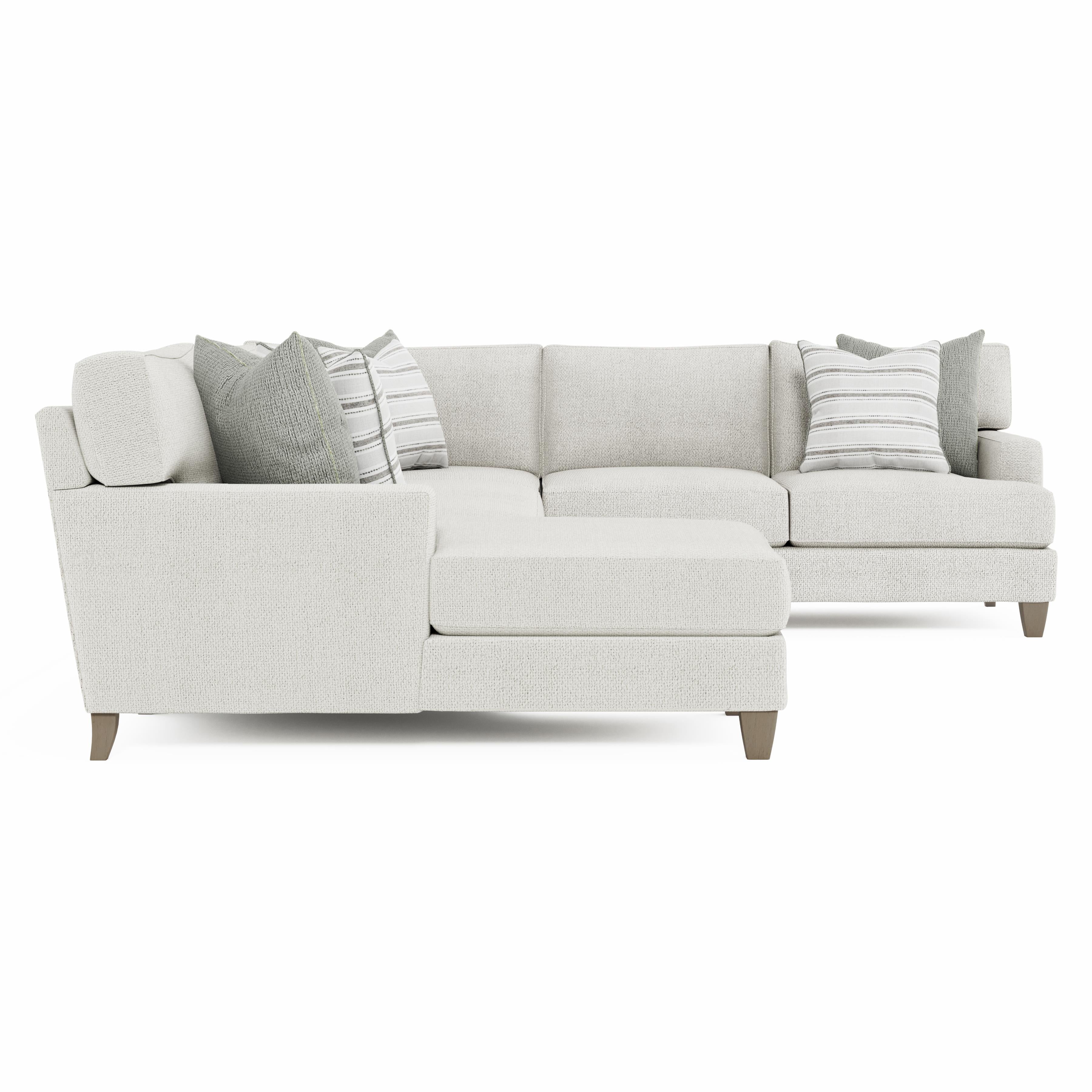 Mila 5-Piece Left Facing Fabric Sectional by Bernhardt