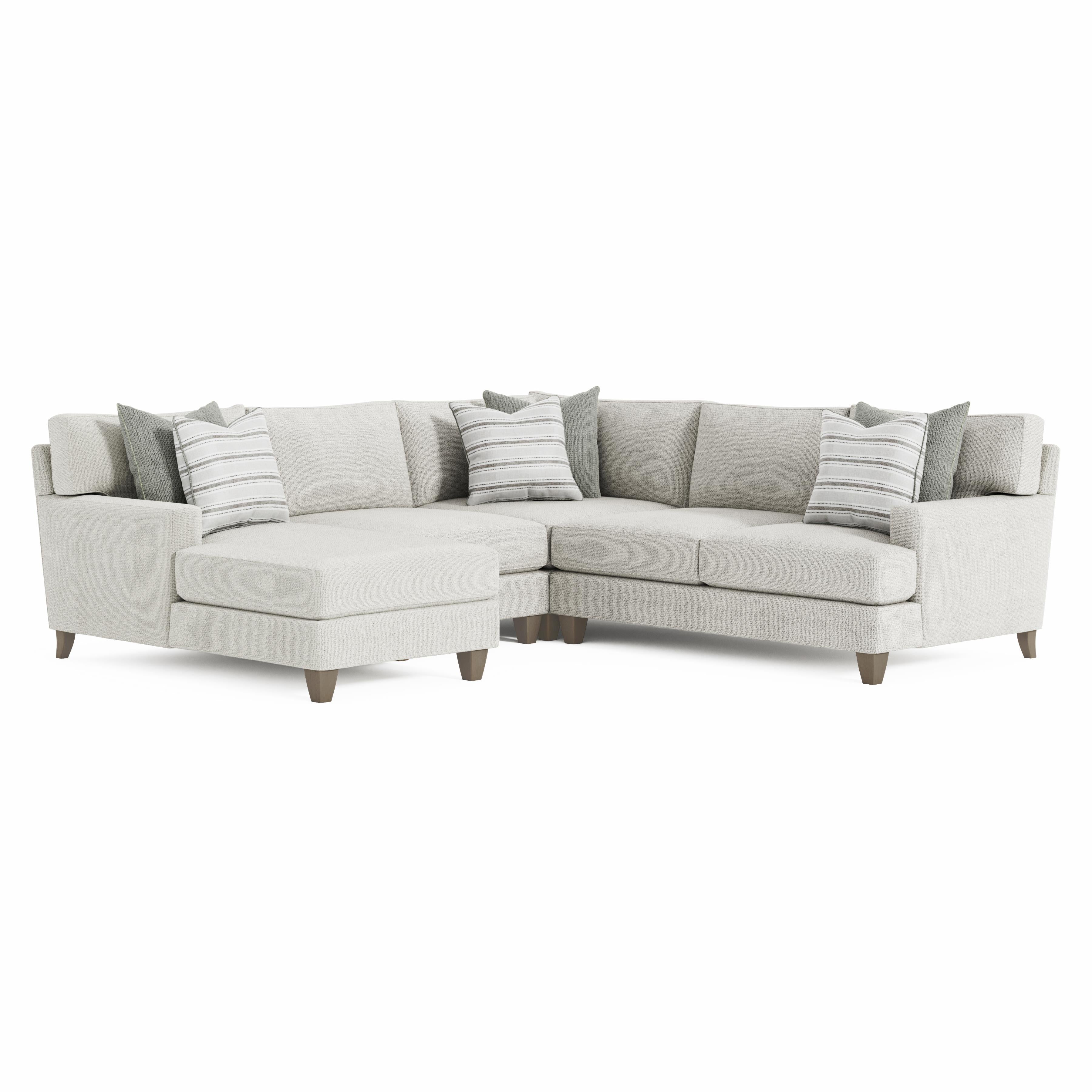 Mila 4-Piece Fabric Sectional by Bernhardt