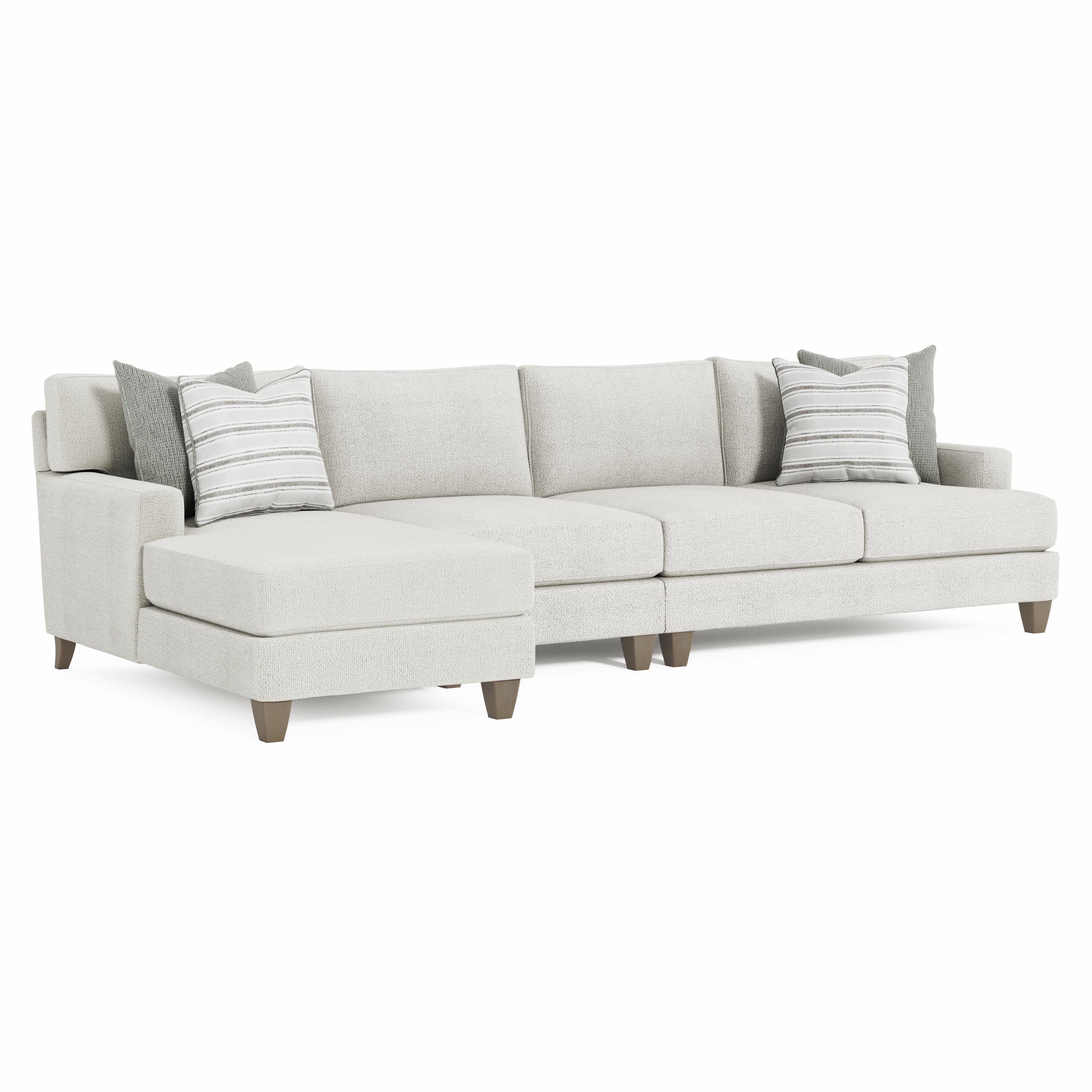 Mila 3-Piece Fabric Sectional by Bernhardt