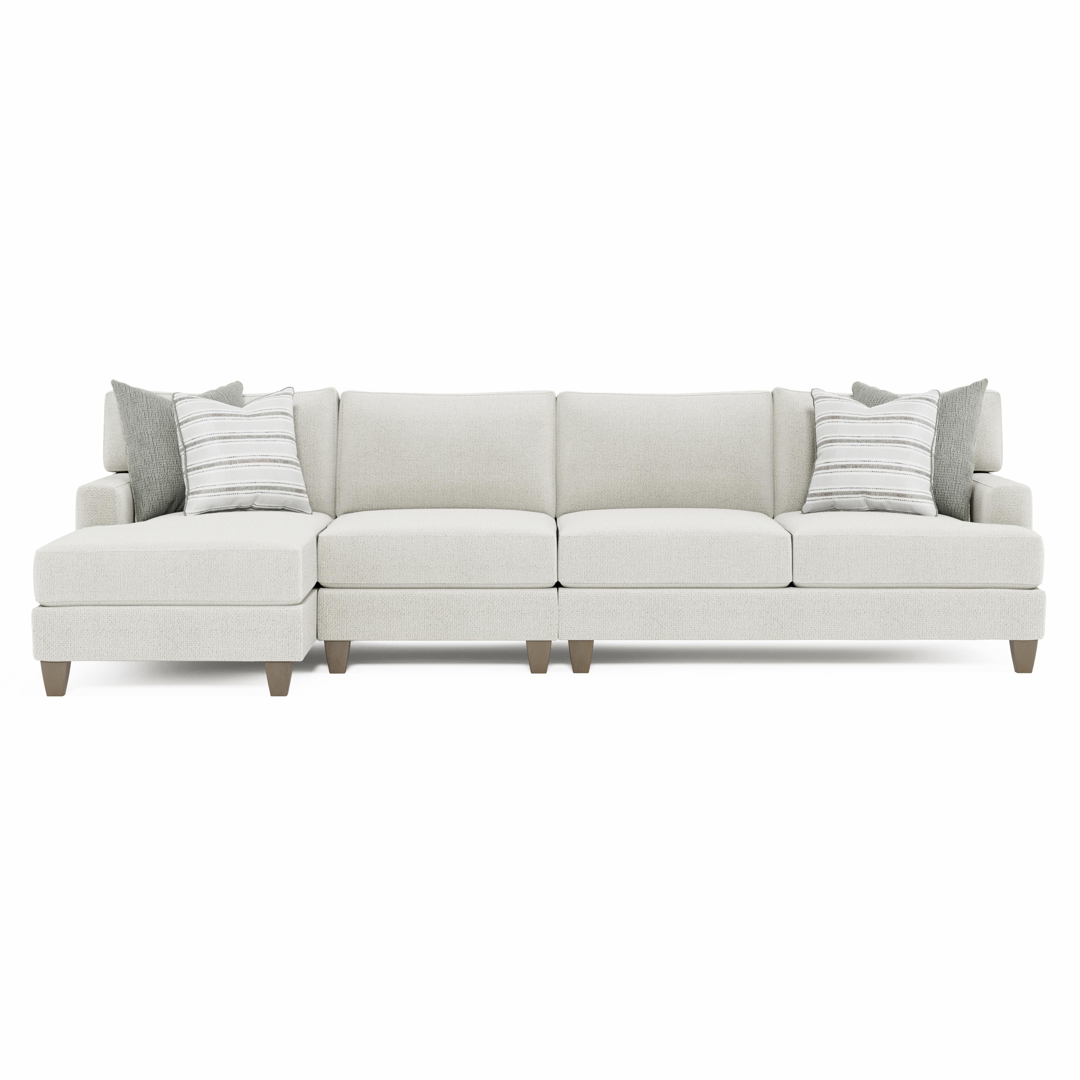 Mila 3-Piece Fabric Sectional by Bernhardt