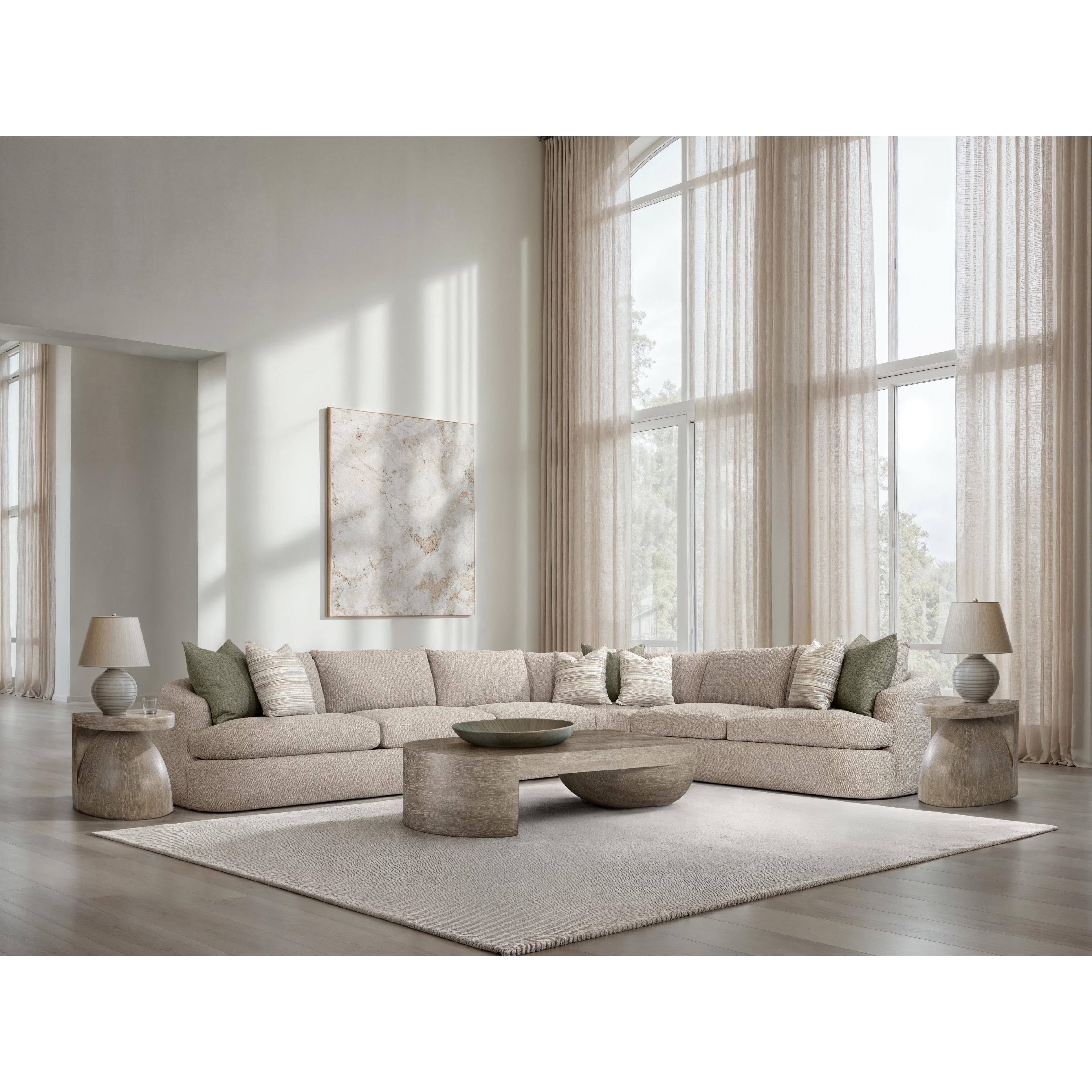 Jules Fabric 4 Piece Sectional by Bernhardt