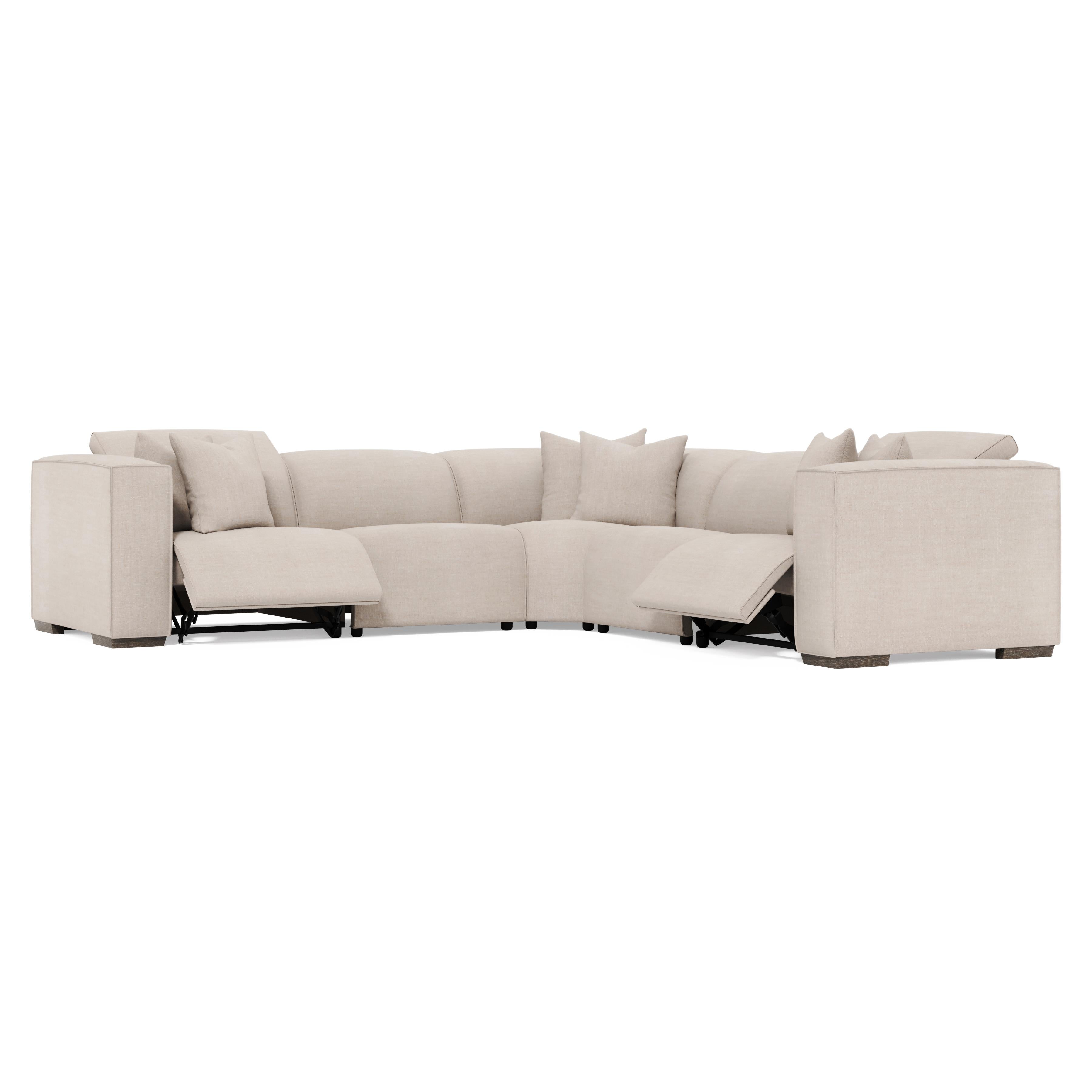 Bliss 5 Piece Fabric Power Motion Sectional by Bernhardt