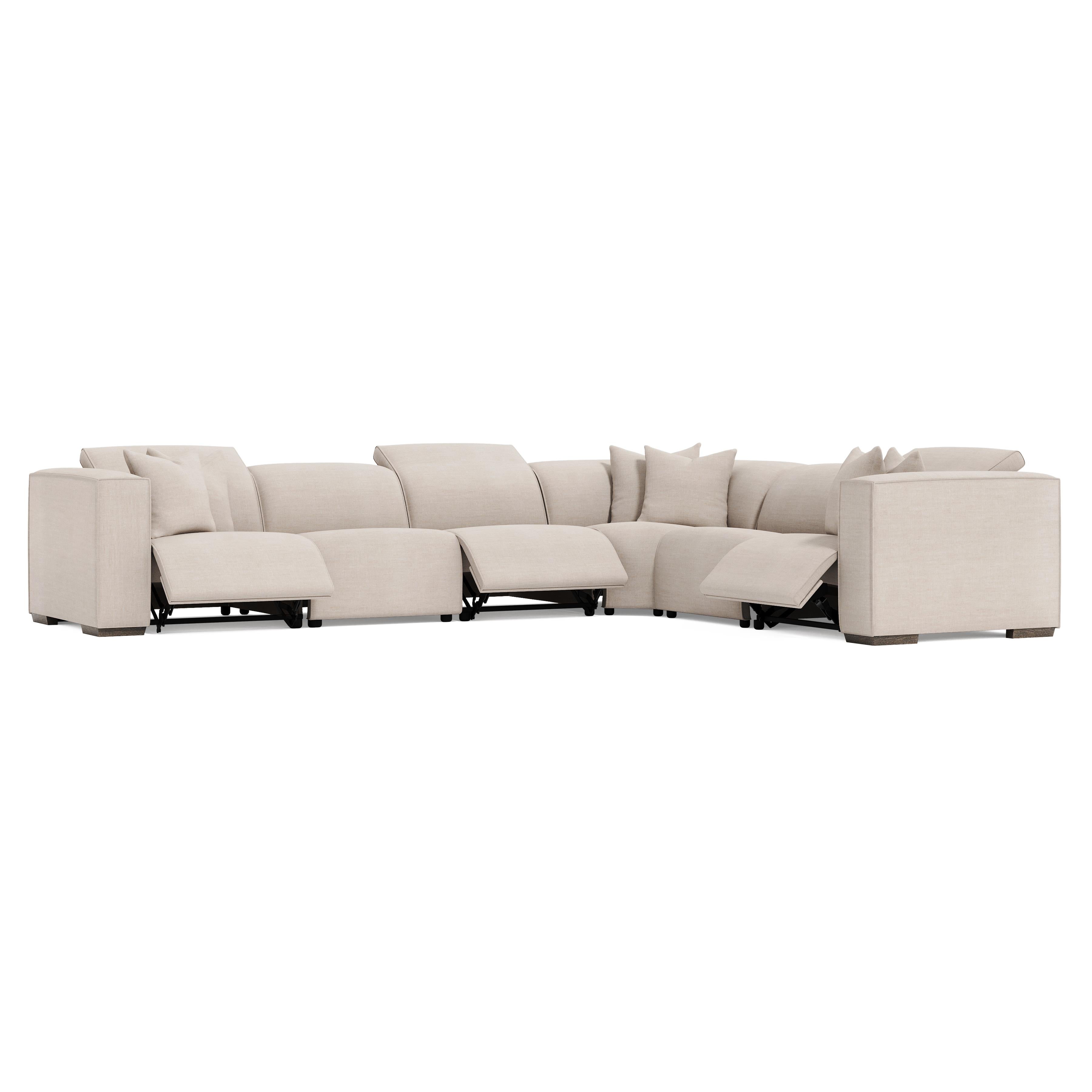 Bliss 6 Piece Fabric Power Motion Sectional by Bernhardt