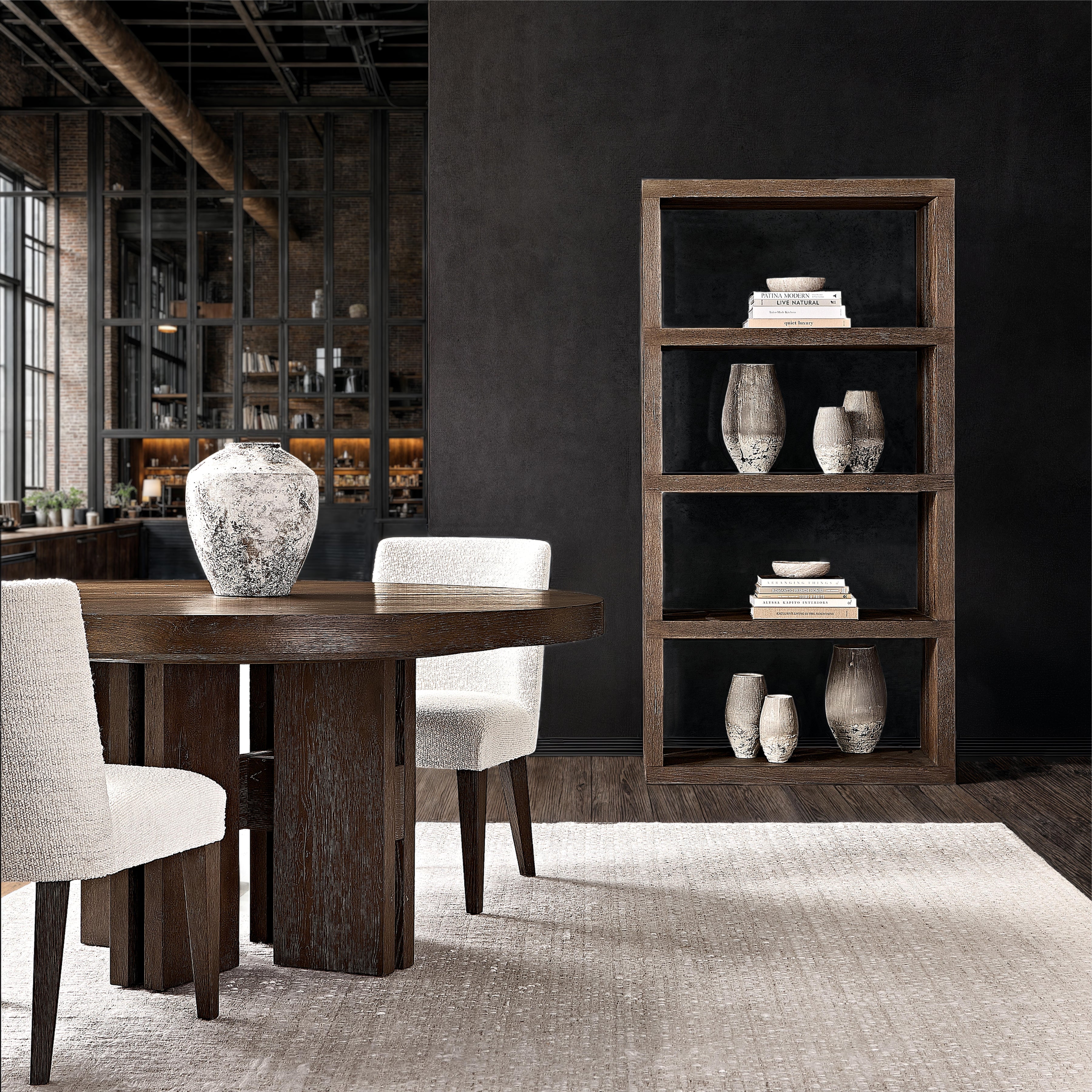 Outline Round Dining Table by Bernhardt