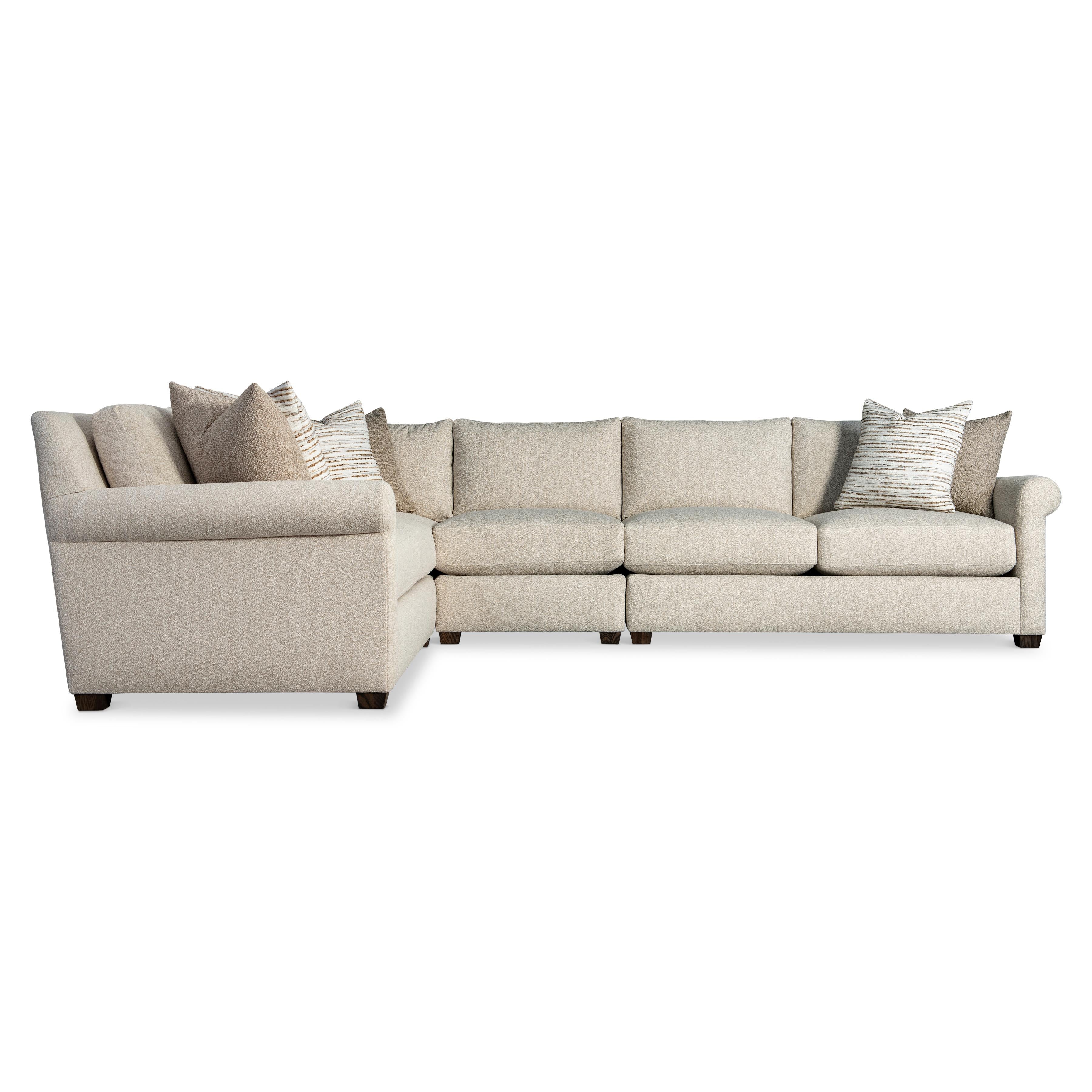 Barnes 4-Piece Fabric Sectional by Bernhardt