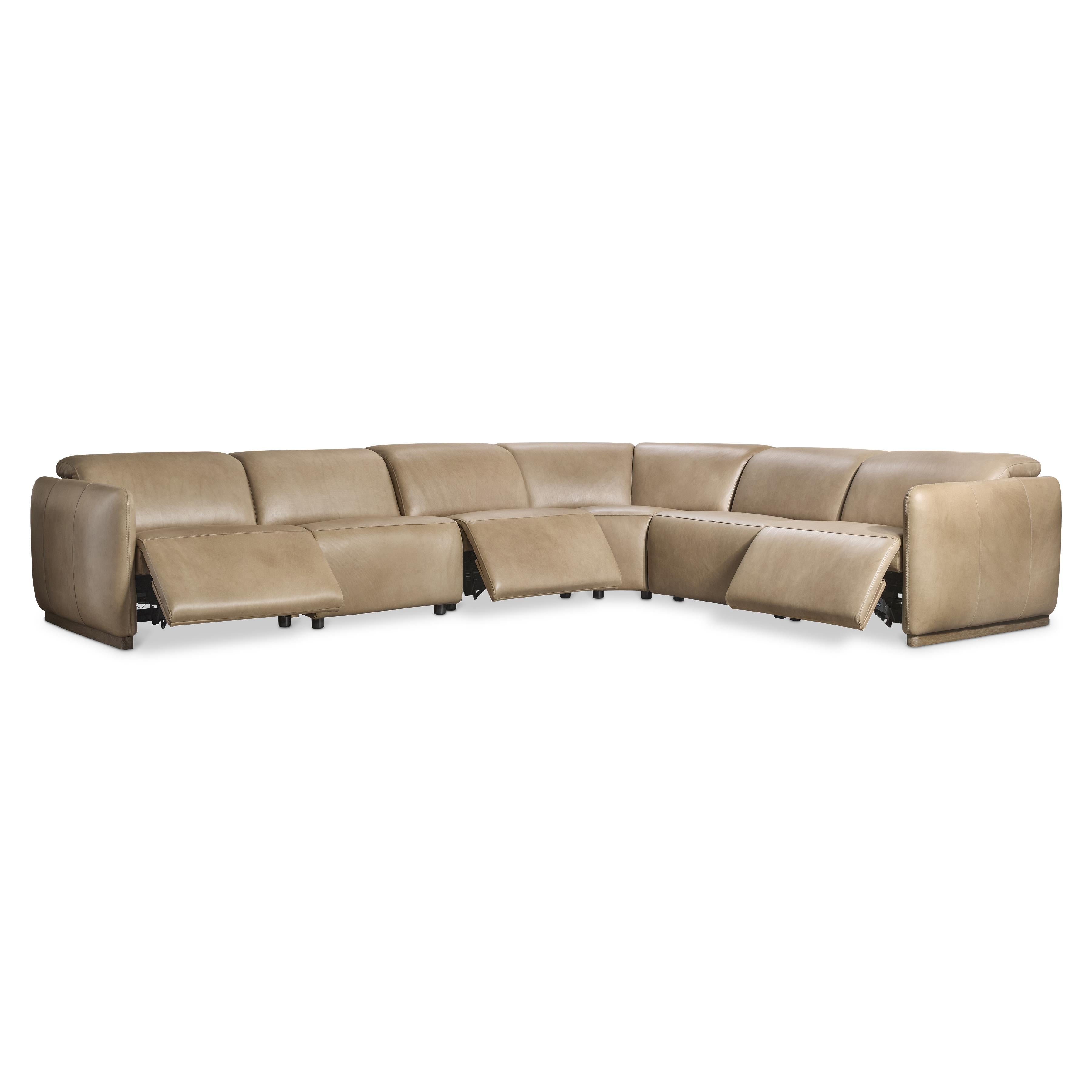 Alta 6-Piece Leather Power Motion Sectional by Bernhardt