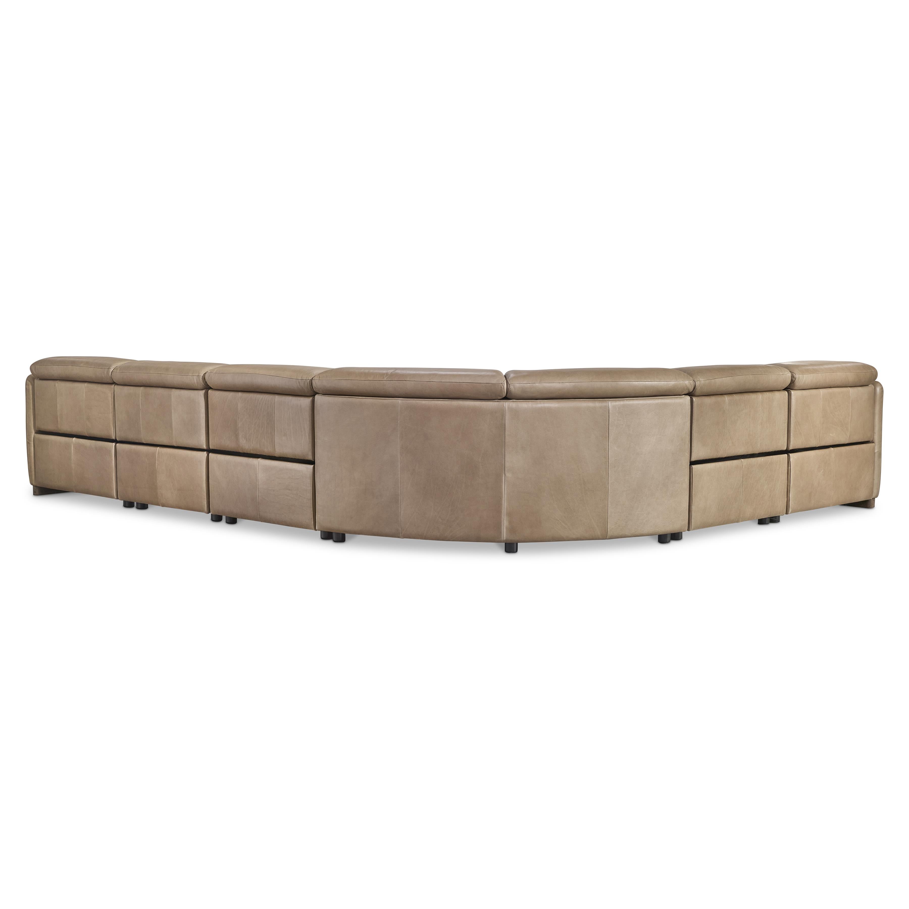 Alta 6-Piece Leather Power Motion Sectional by Bernhardt
