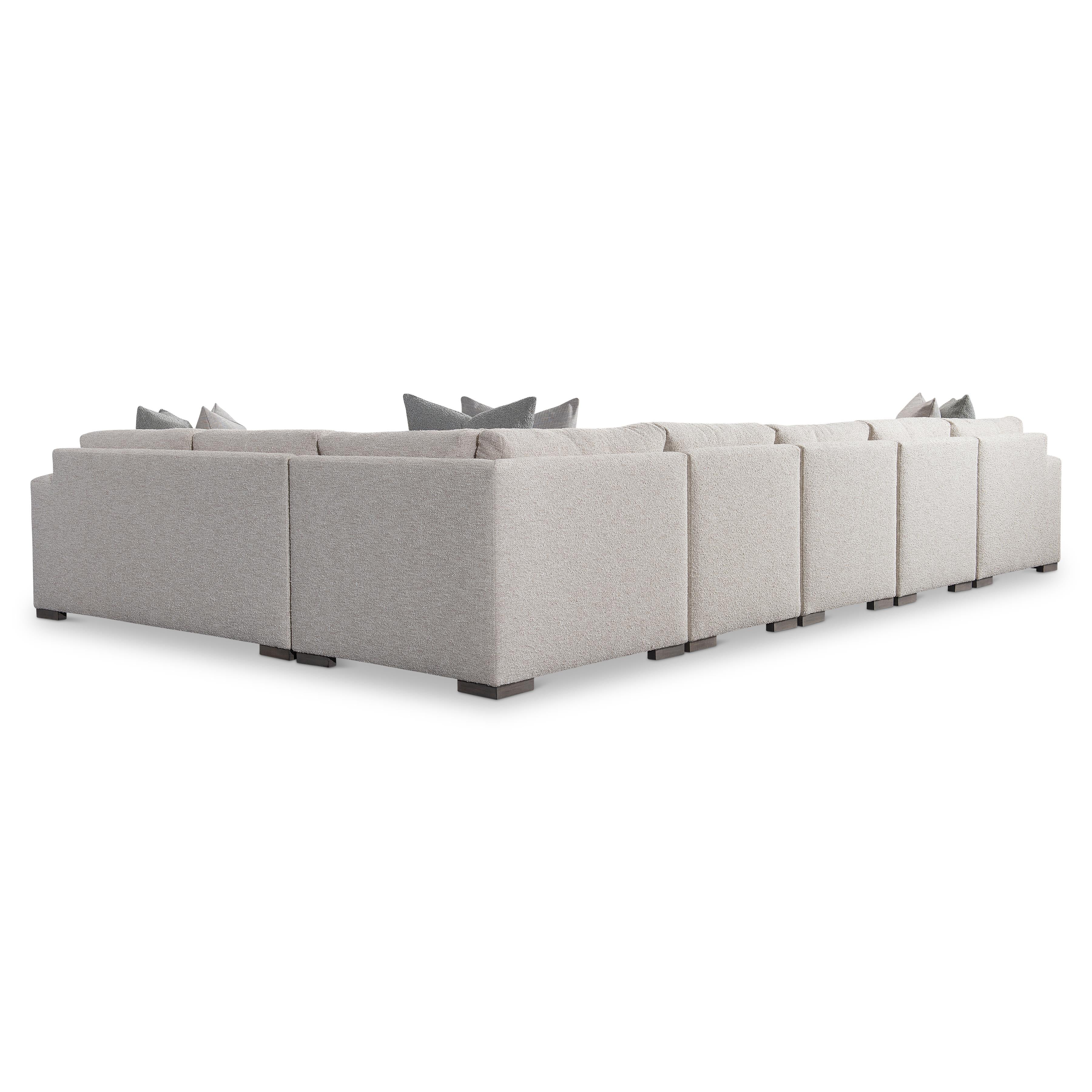 Drew 6-Piece Left Facing Fabric Sectional by Bernhardt