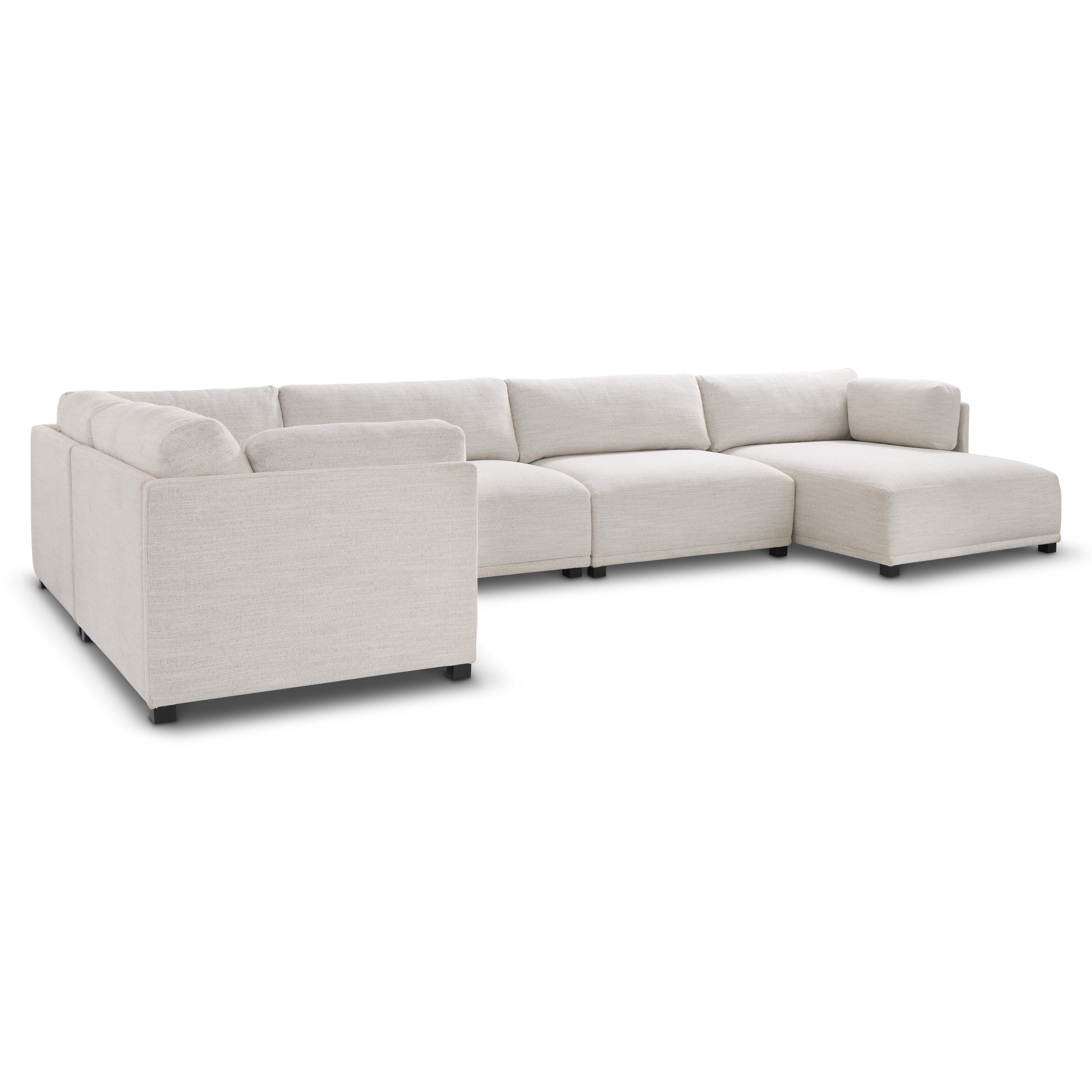 Parker 5-Piece Right Facing Fabric Sectional by Bernhardt