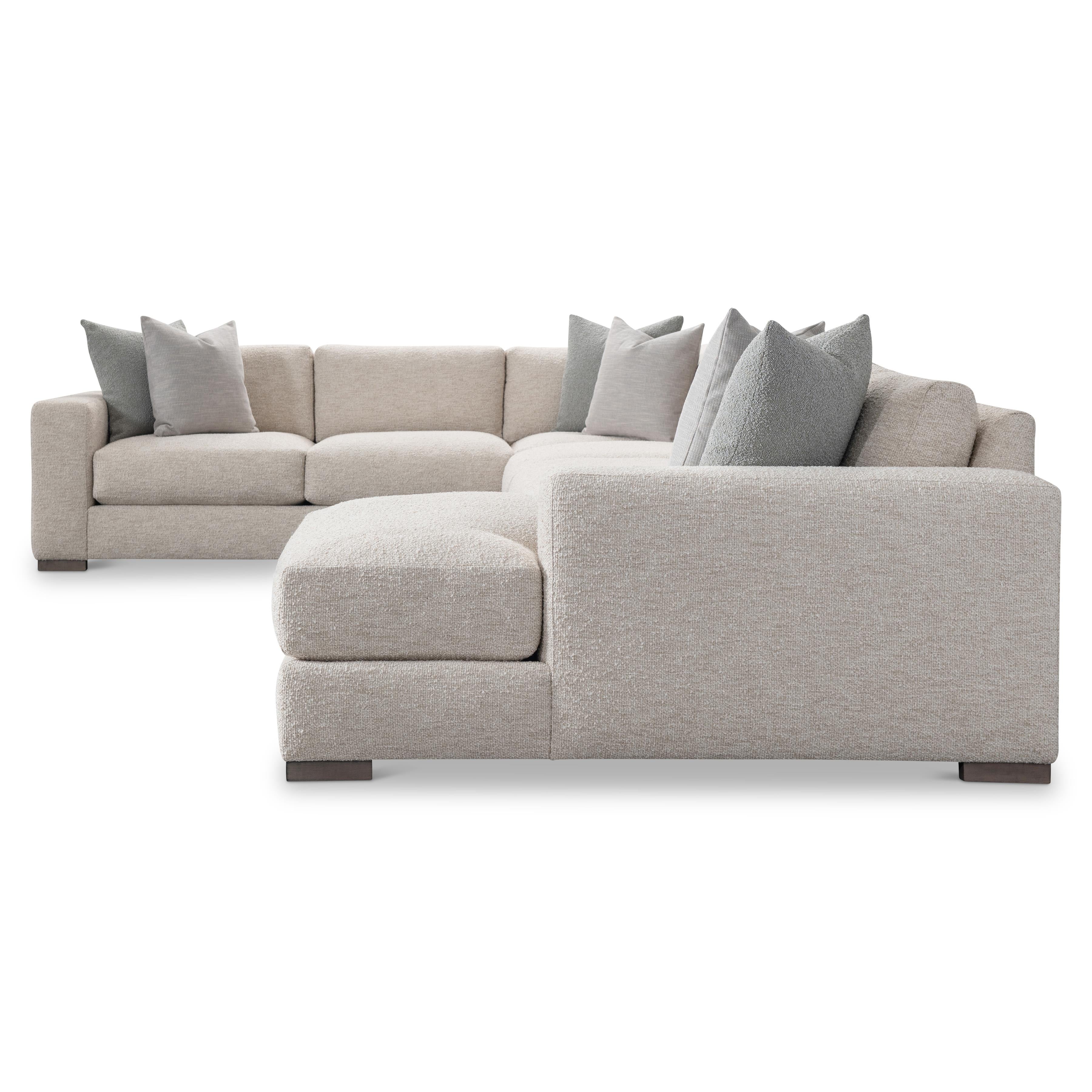 Drew 6-Piece Right Facing Fabric Sectional by Bernhardt