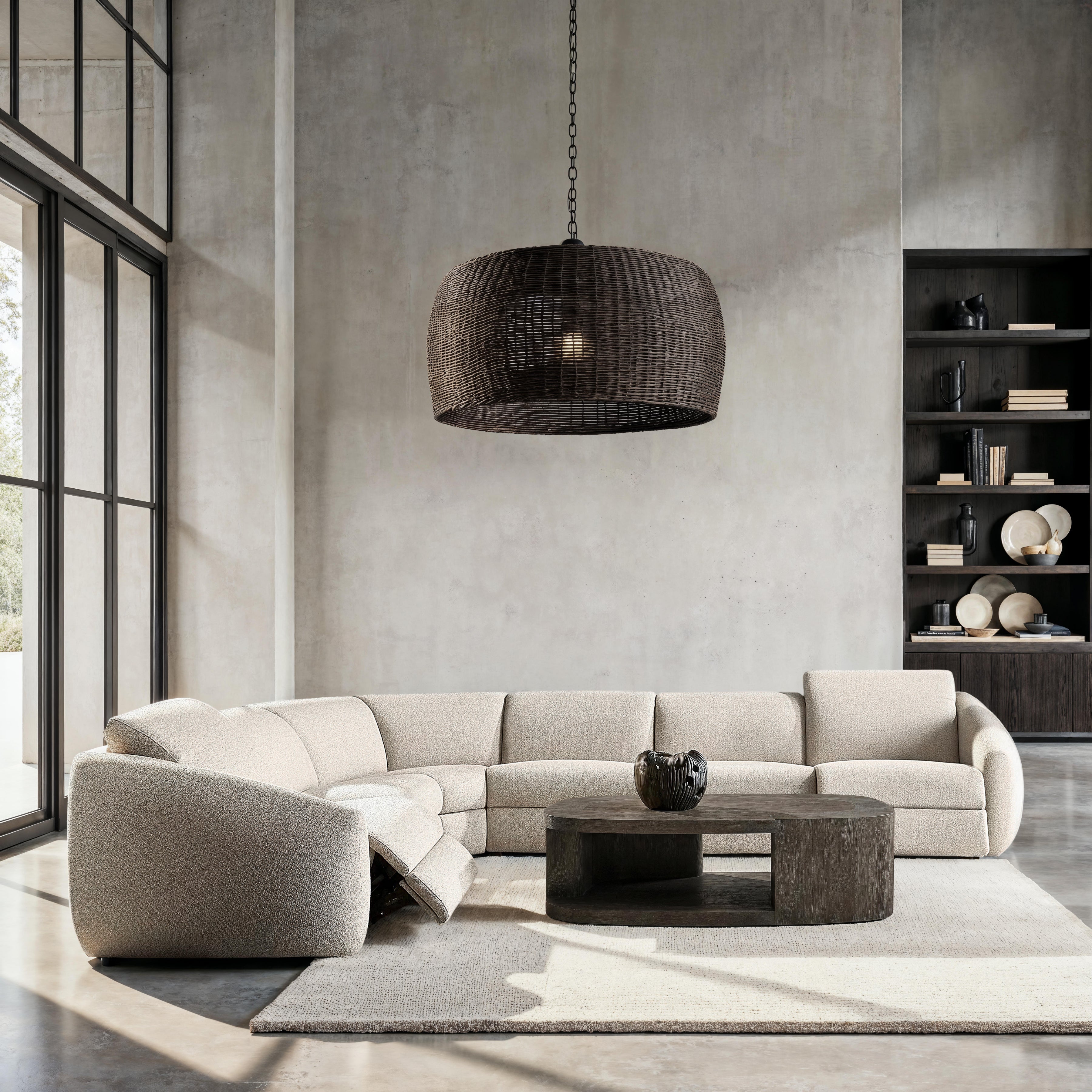 Avignon 5-Piece Fabric Power Motion Sectional by Bernhardt
