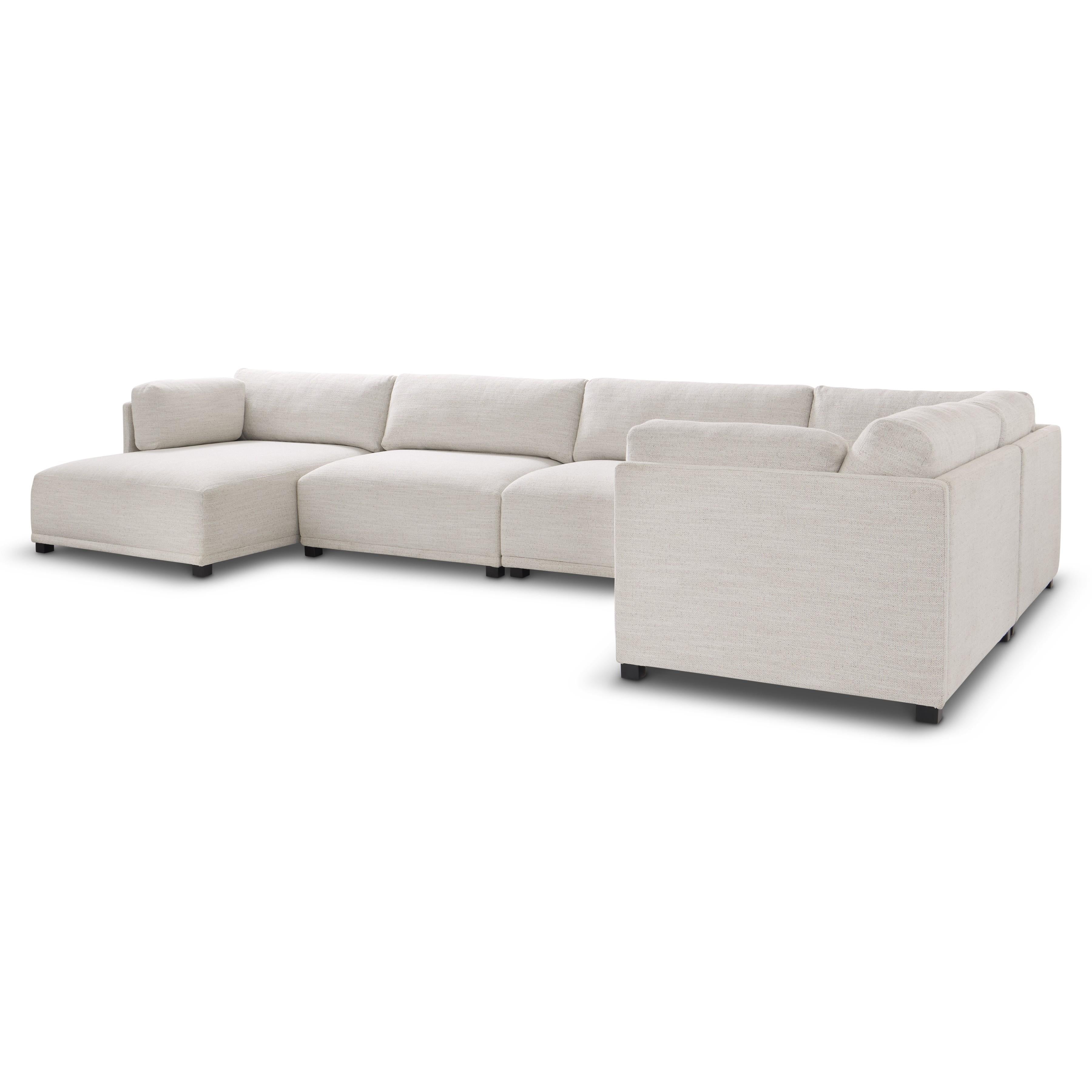 Parker 5-Piece Left Facing Fabric Sectional by Bernhardt
