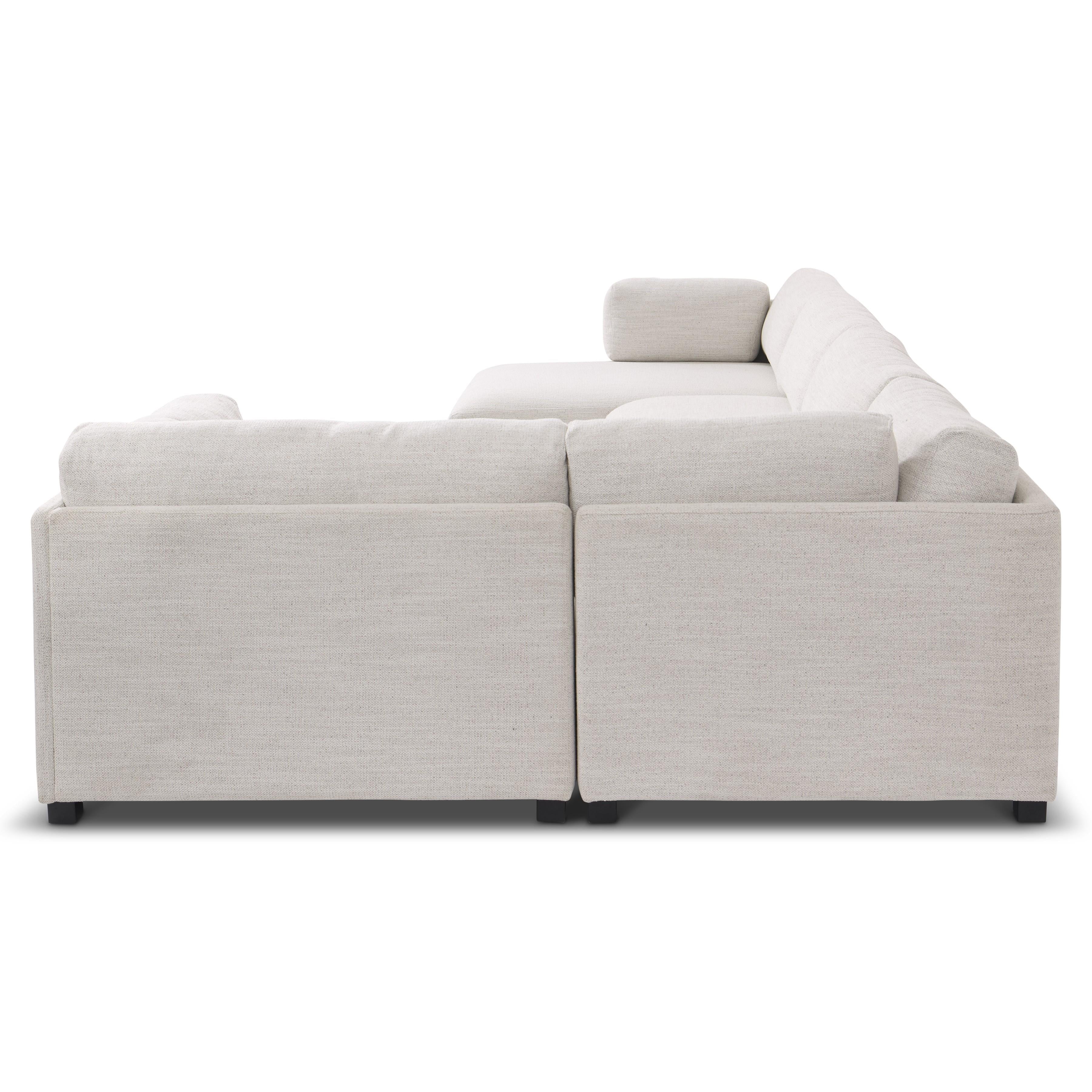 Parker 5-Piece Left Facing Fabric Sectional by Bernhardt