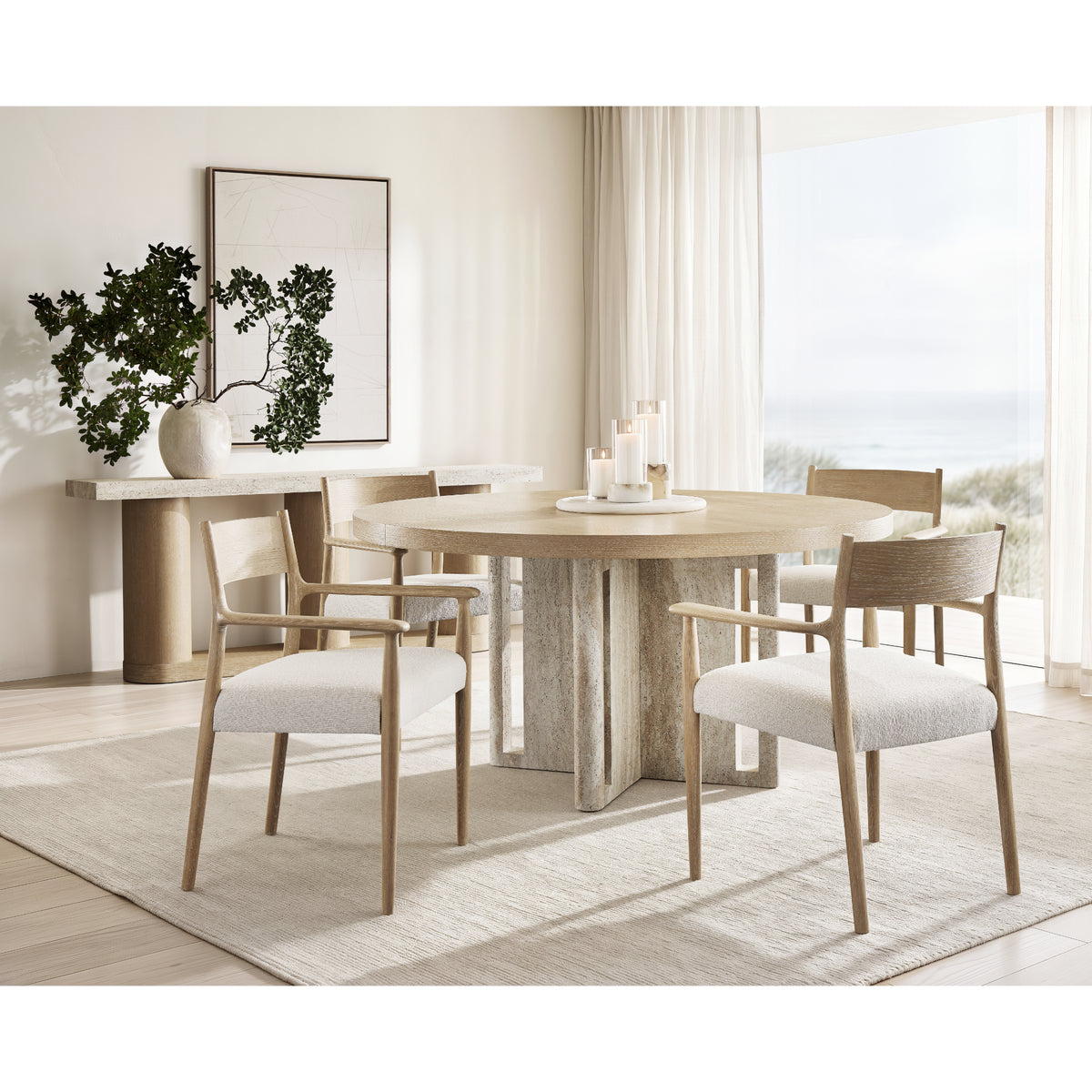 Asana Round Dining Table by Bernhardt
