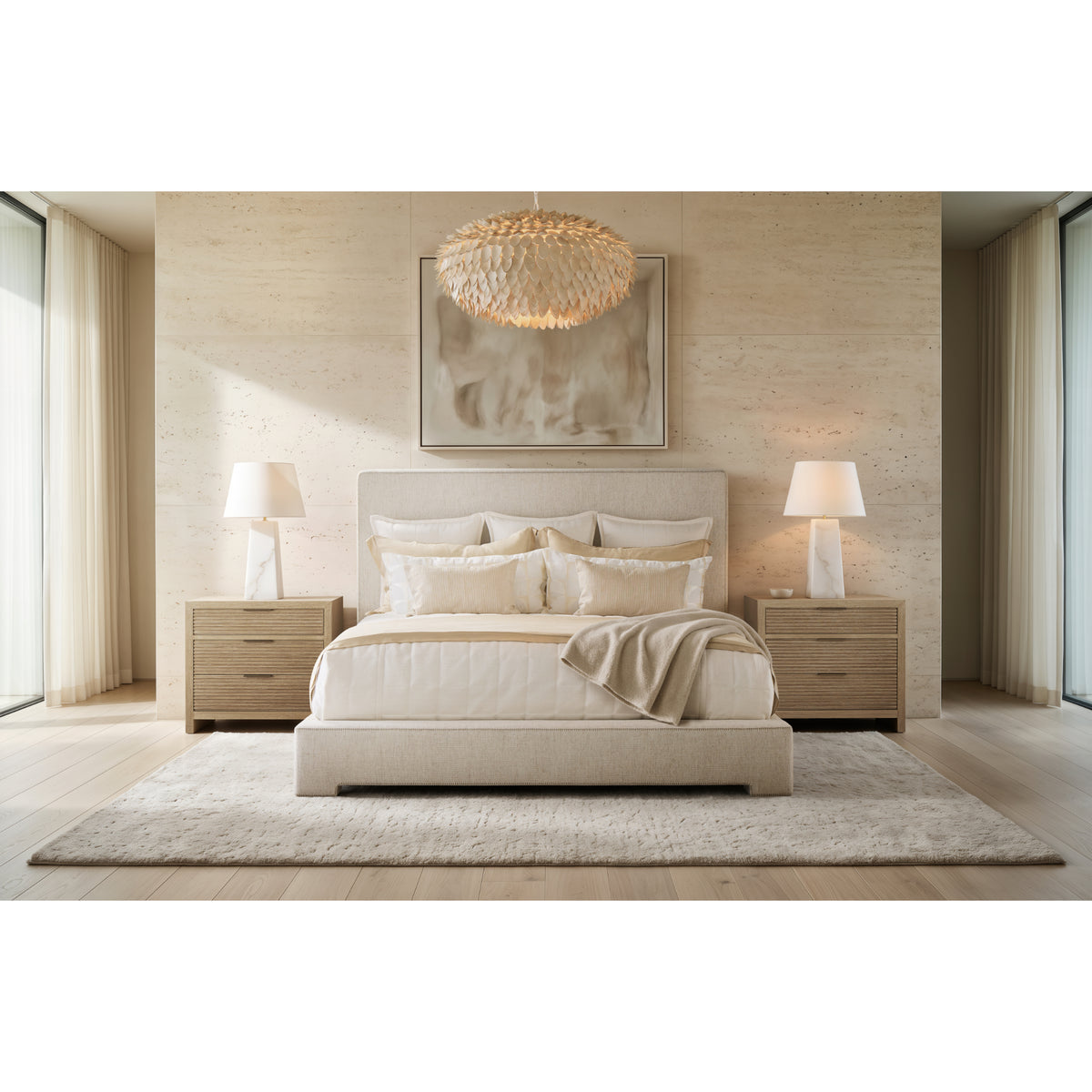 Asana Panel Bed by Bernhardt