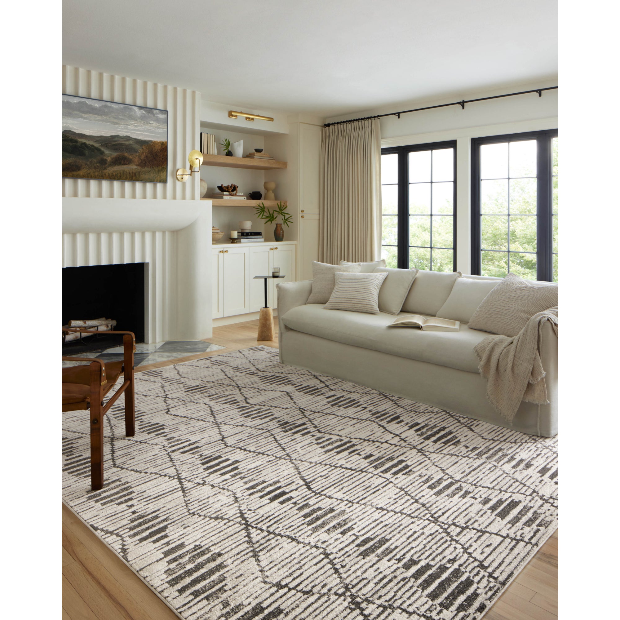 Loloi Kamala Charcoal/Dove Rug