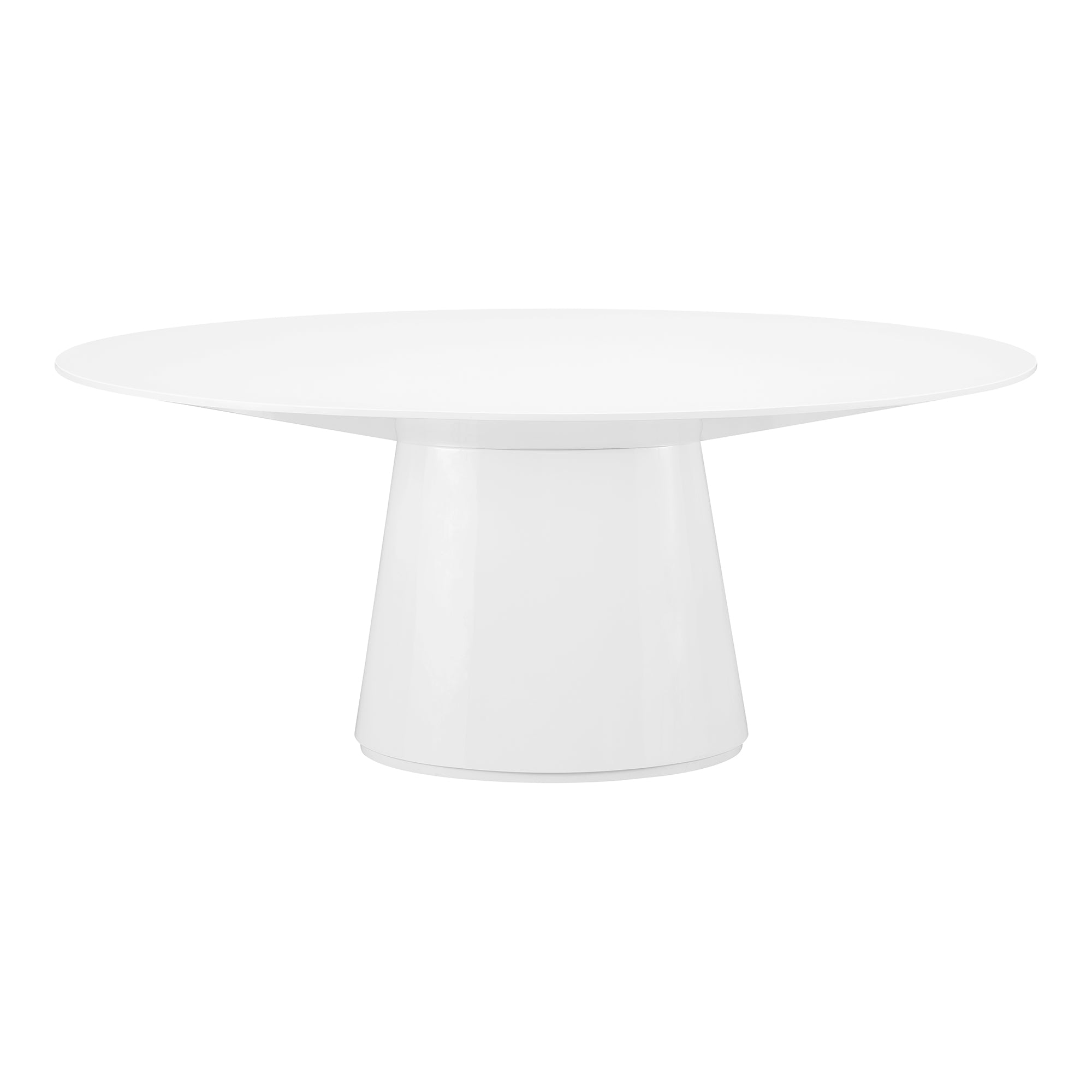 Otago Oval Dining Table WhiteDining Tables Moe's White   Four Hands, Mid Century Modern Furniture, Old Bones Furniture Company, Old Bones Co, Modern Mid Century, Designer Furniture, Furniture Sale, Warehouse Furniture Sale, Otago Oval Dining Table Sale, https://www.oldbonesco.com/