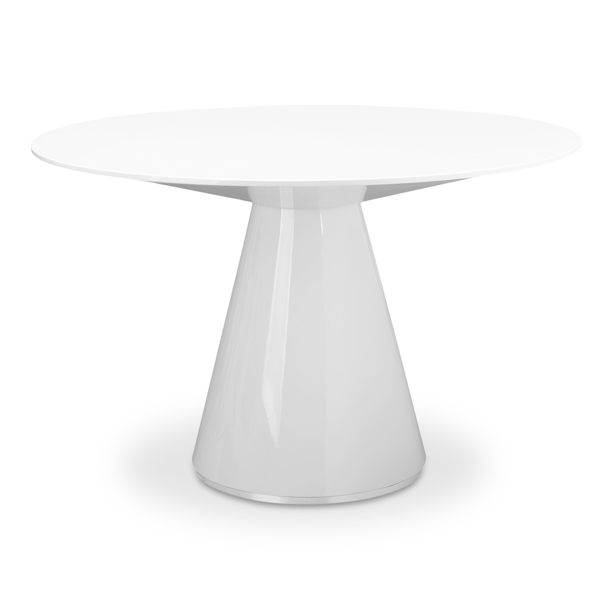 Otago Round Dining Table WhiteDining Tables Moe's White   Four Hands, Mid Century Modern Furniture, Old Bones Furniture Company, Old Bones Co, Modern Mid Century, Designer Furniture, Furniture Sale, Warehouse Furniture Sale, Otago Round Dining Table Sale, https://www.oldbonesco.com/