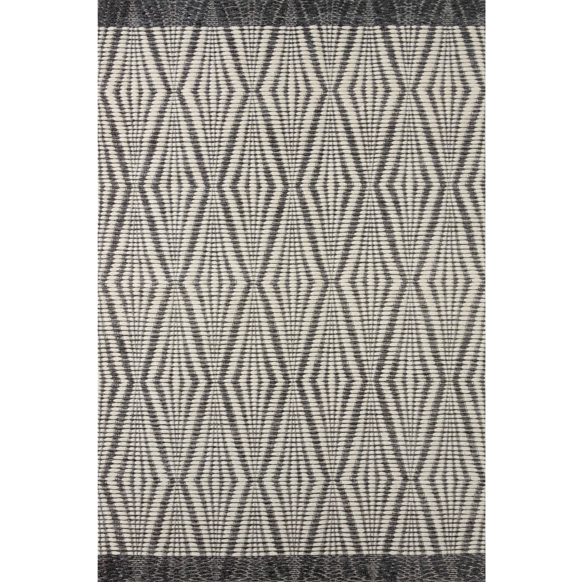 Loloi Kenzie Ivory/Charcoal Rug