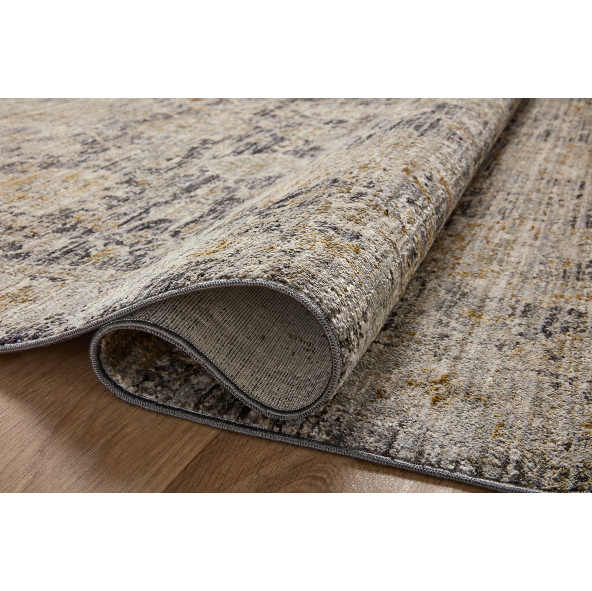 Jean Stoffer x Loloi Katherine Charcoal/Gold Rug