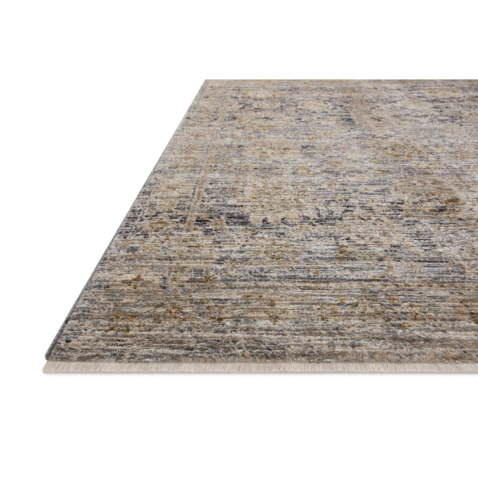 Jean Stoffer x Loloi Katherine Charcoal/Gold Rug