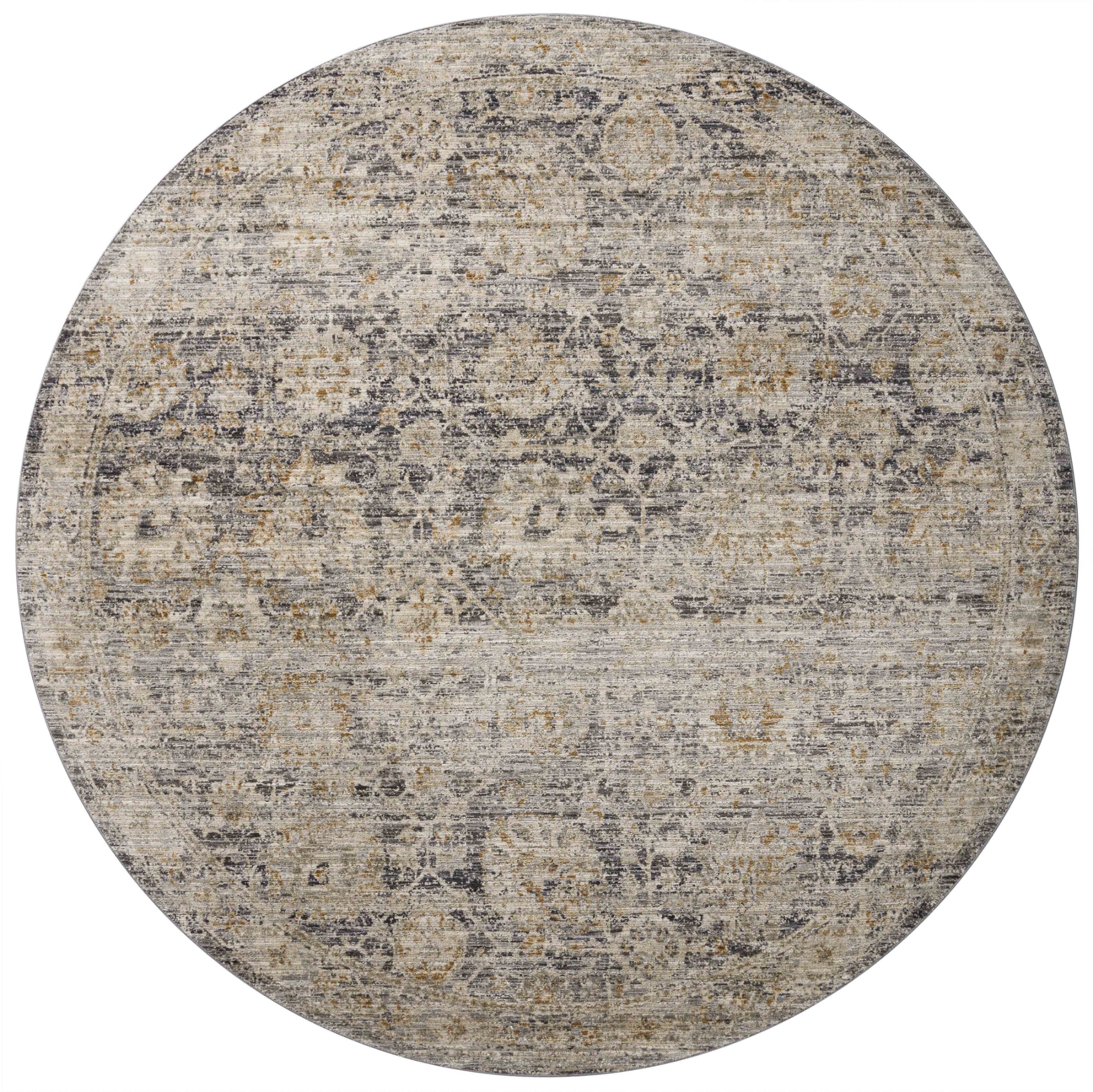 Jean Stoffer x Loloi Katherine Charcoal/Gold Rug