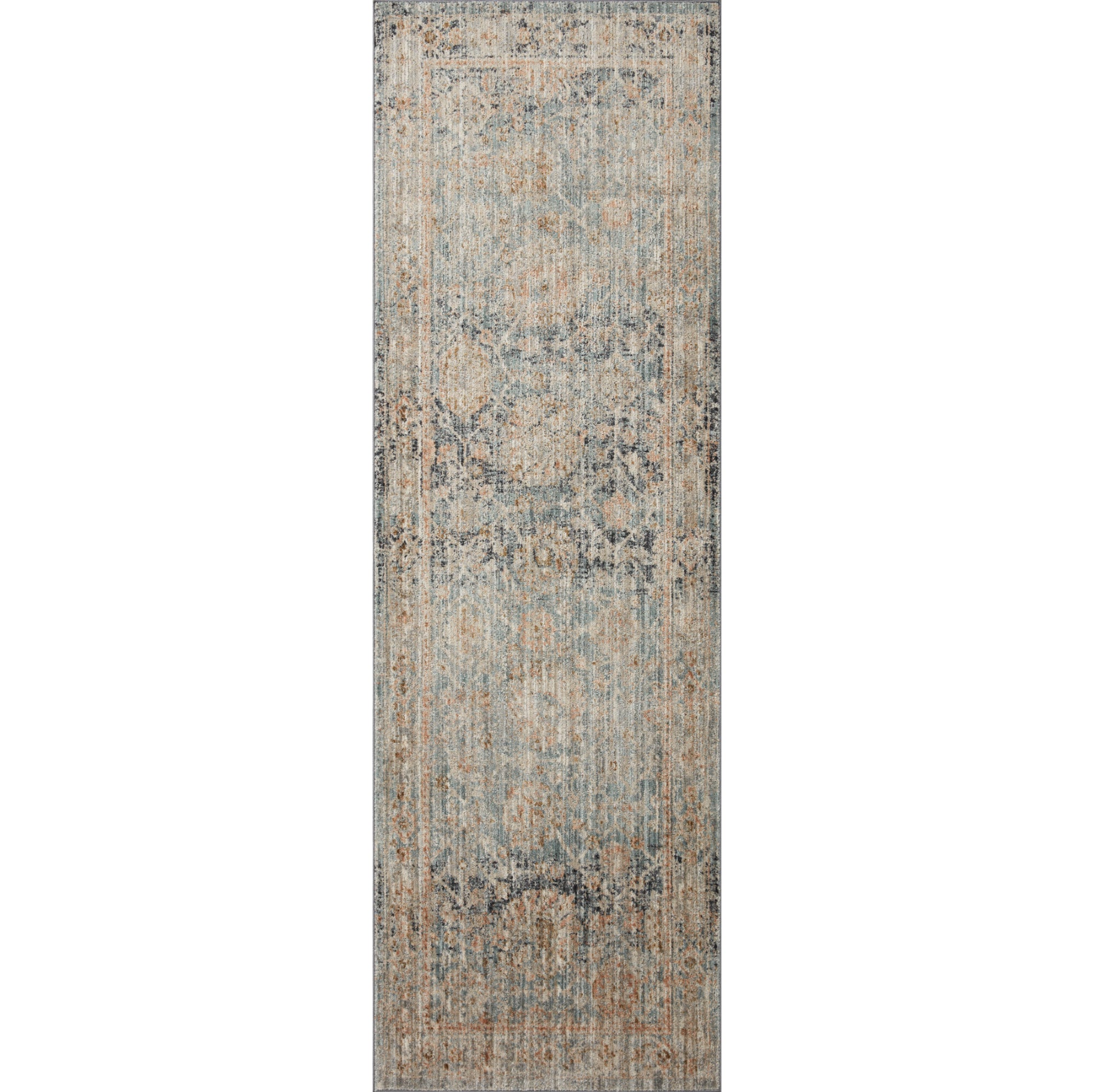 Jean Stoffer x Loloi Katherine Ocean/Coral Rug