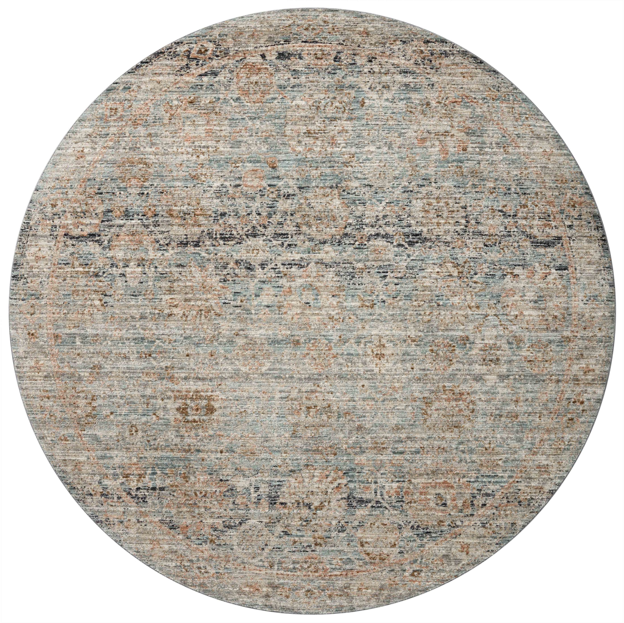 Jean Stoffer x Loloi Katherine Ocean/Coral Rug