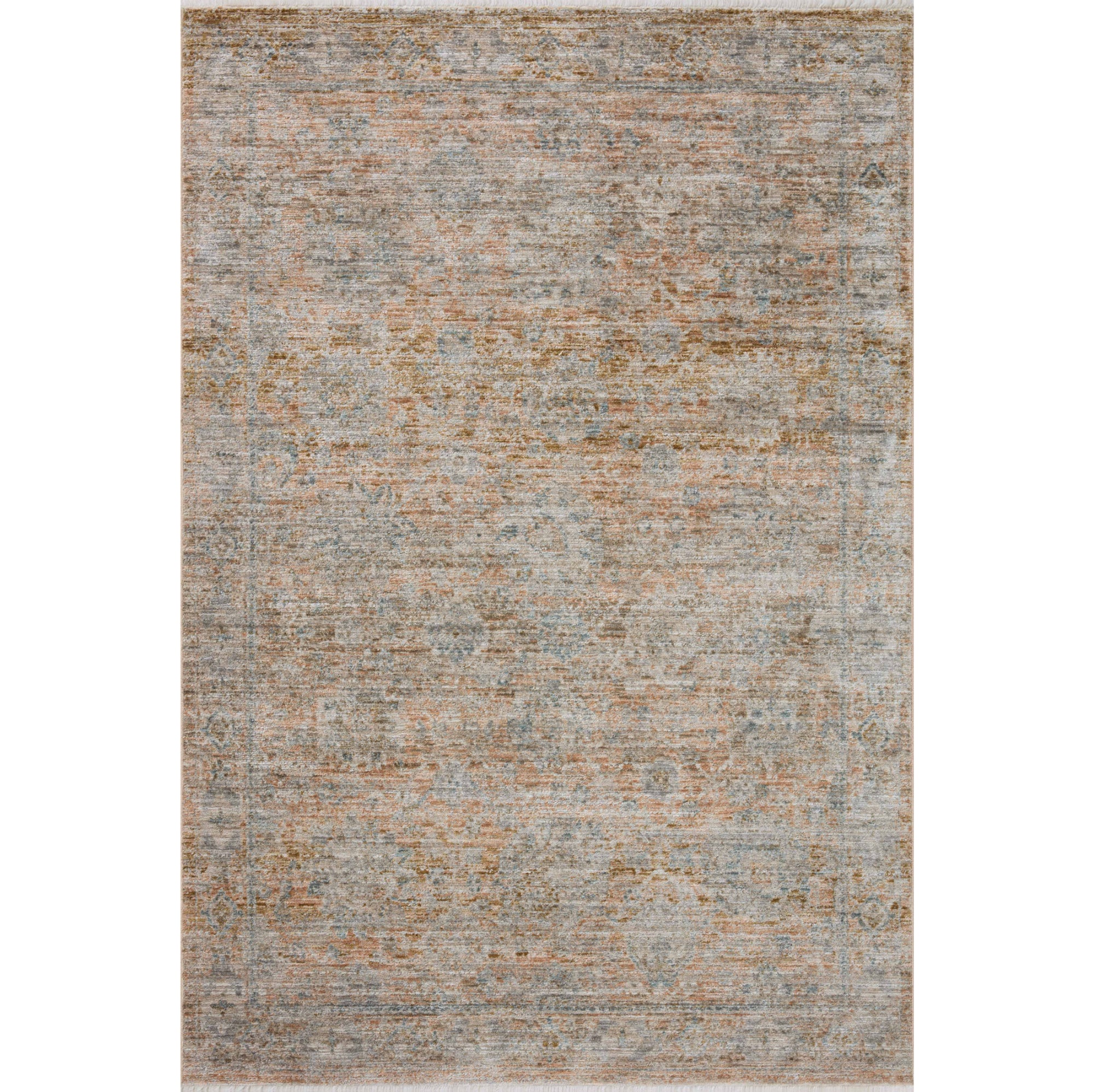 Jean Stoffer x Loloi Katherine Terracotta/Smoke Rug