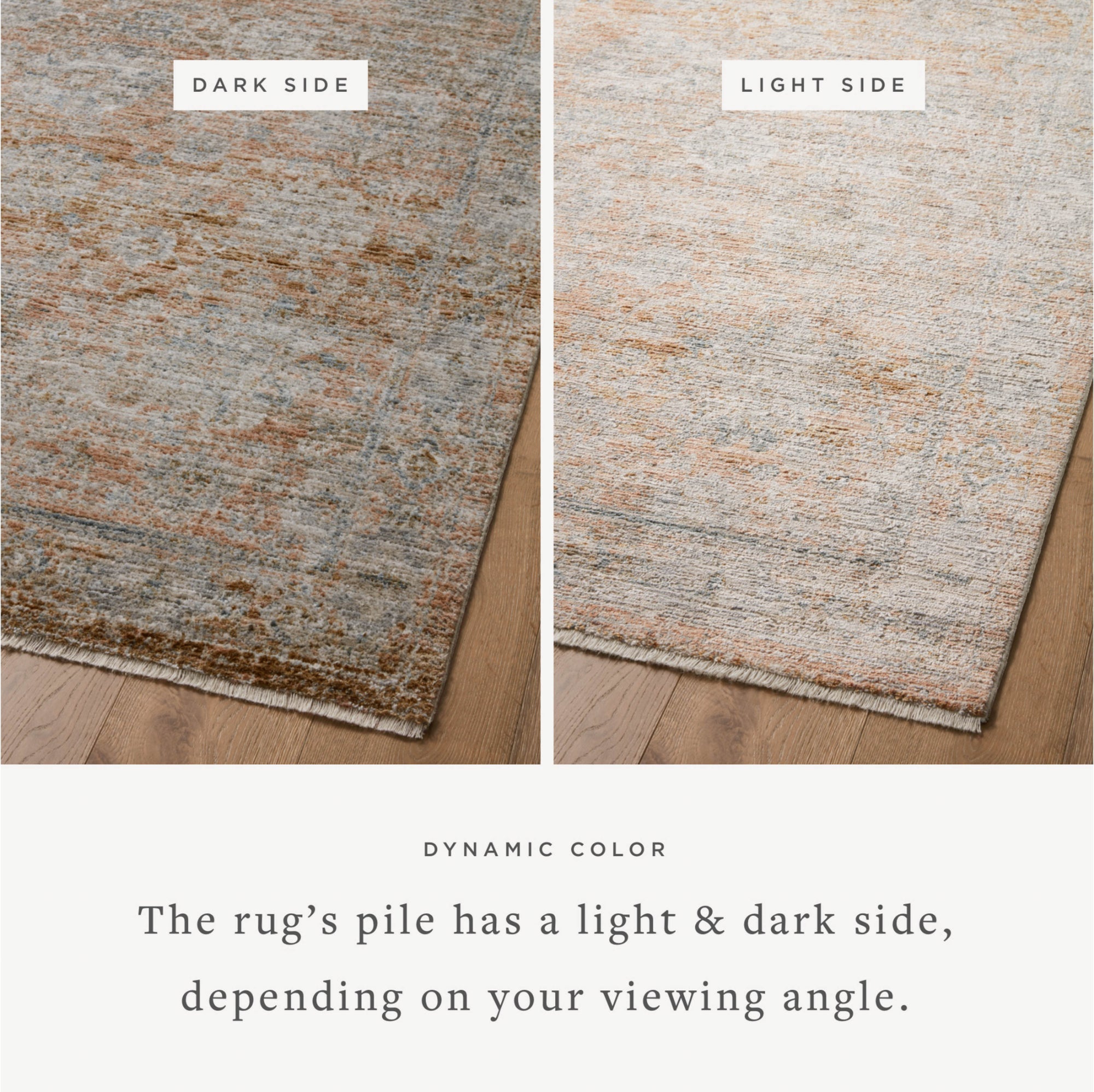 Jean Stoffer x Loloi Katherine Terracotta/Smoke Rug
