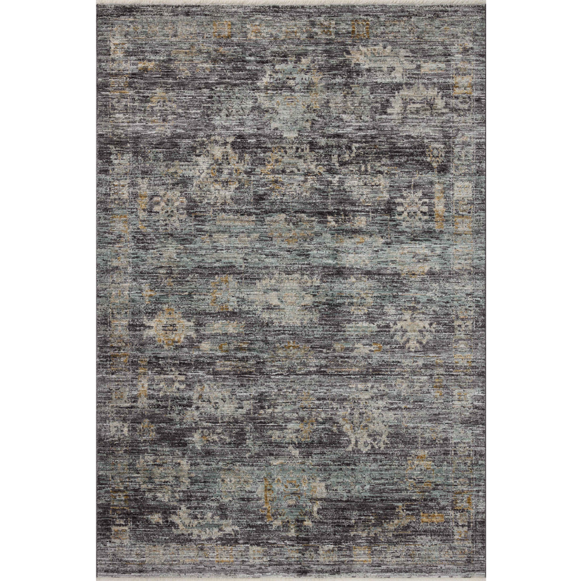 Jean Stoffer x Loloi Katherine Ink/Jade Rug
