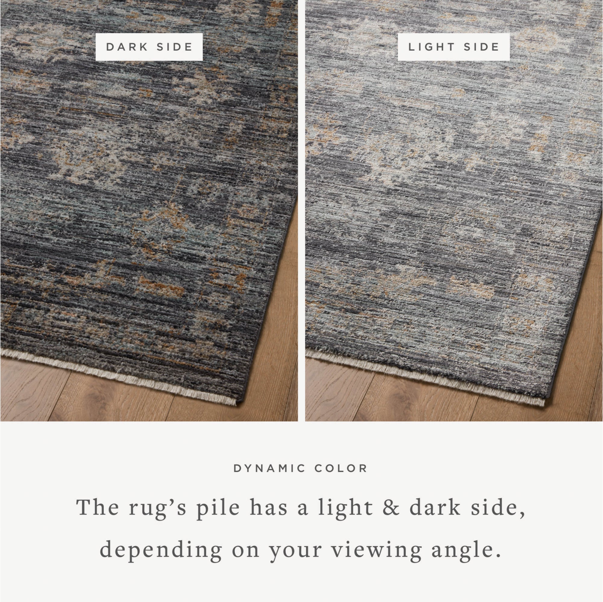 Jean Stoffer x Loloi Katherine Ink/Jade Rug