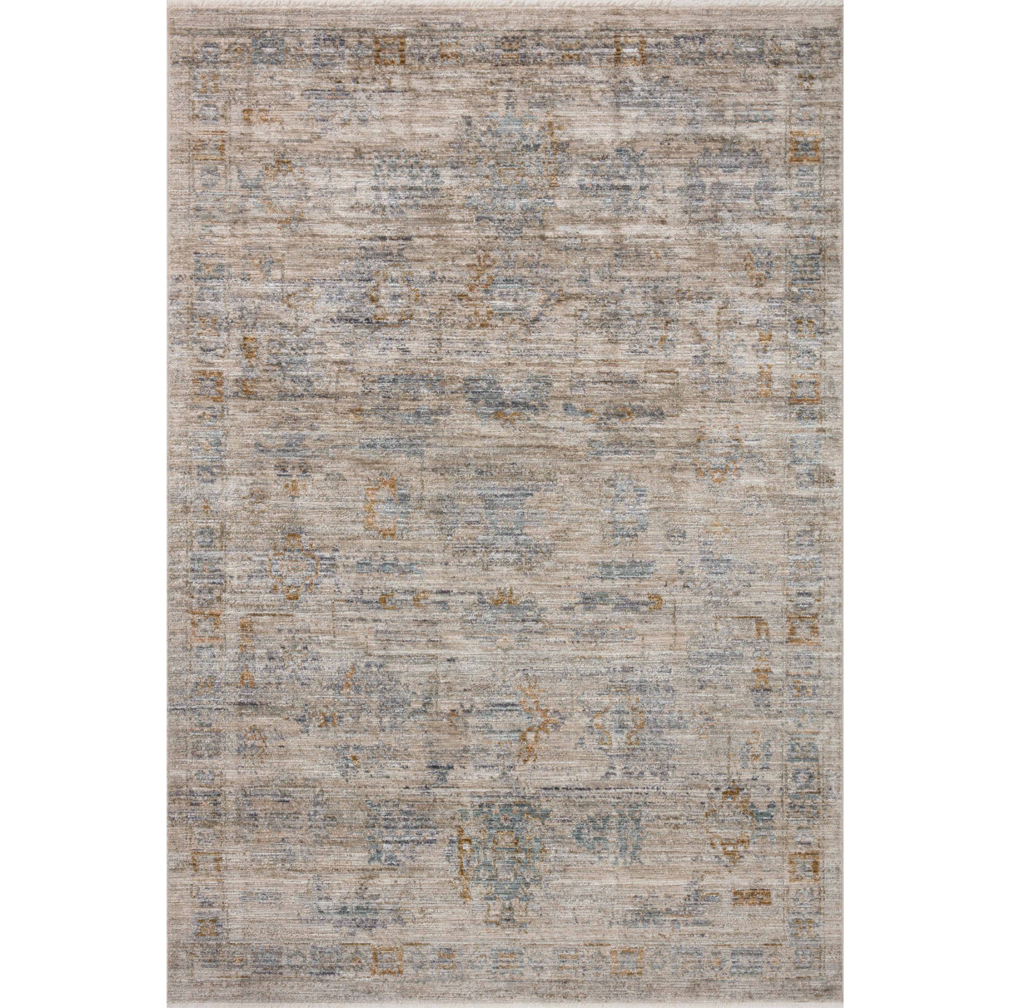 Jean Stoffer x Loloi Katherine Pebble/Ocean Rug