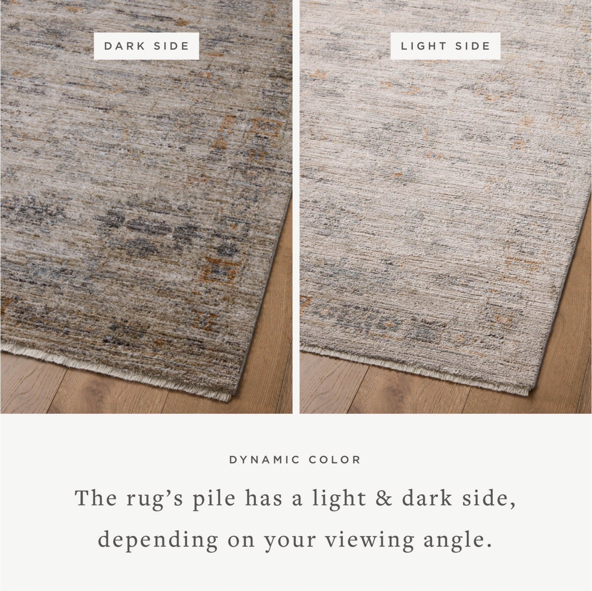 Jean Stoffer x Loloi Katherine Pebble/Ocean Rug