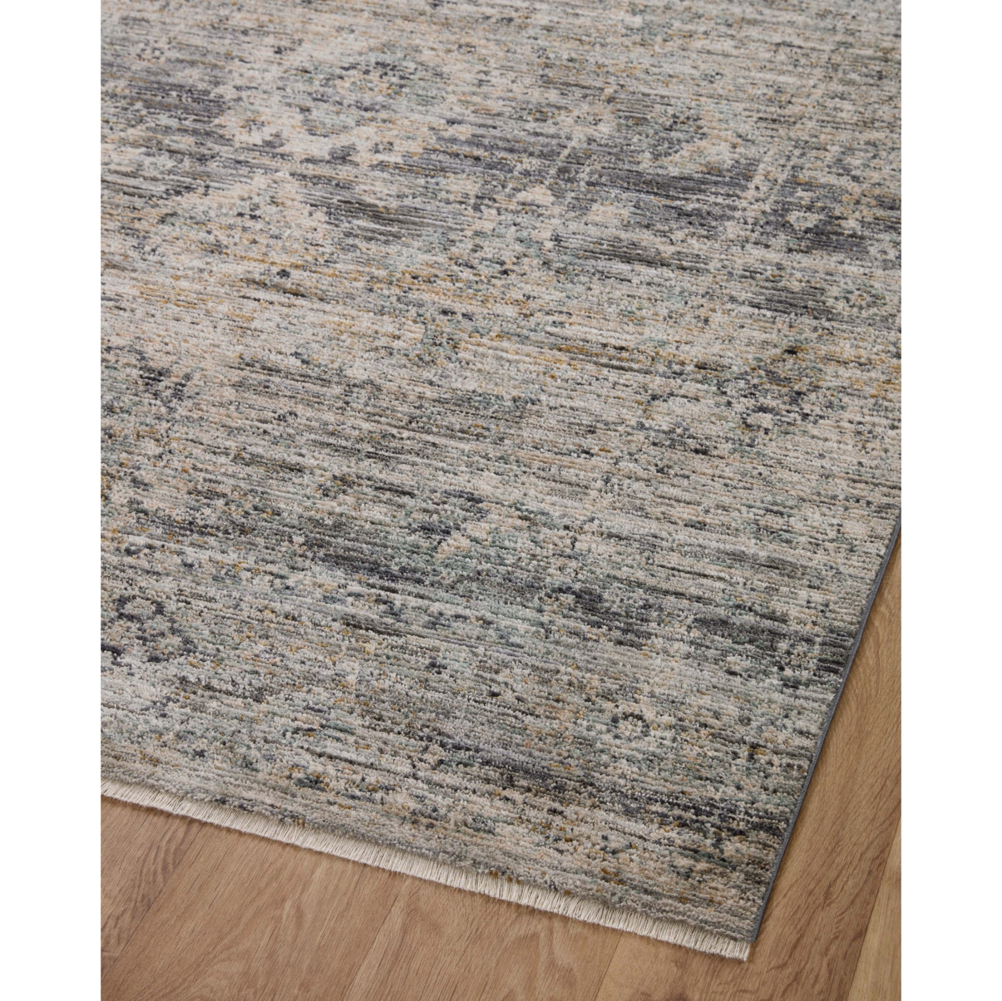 Jean Stoffer x Loloi Katherine Graphite/Jade Rug