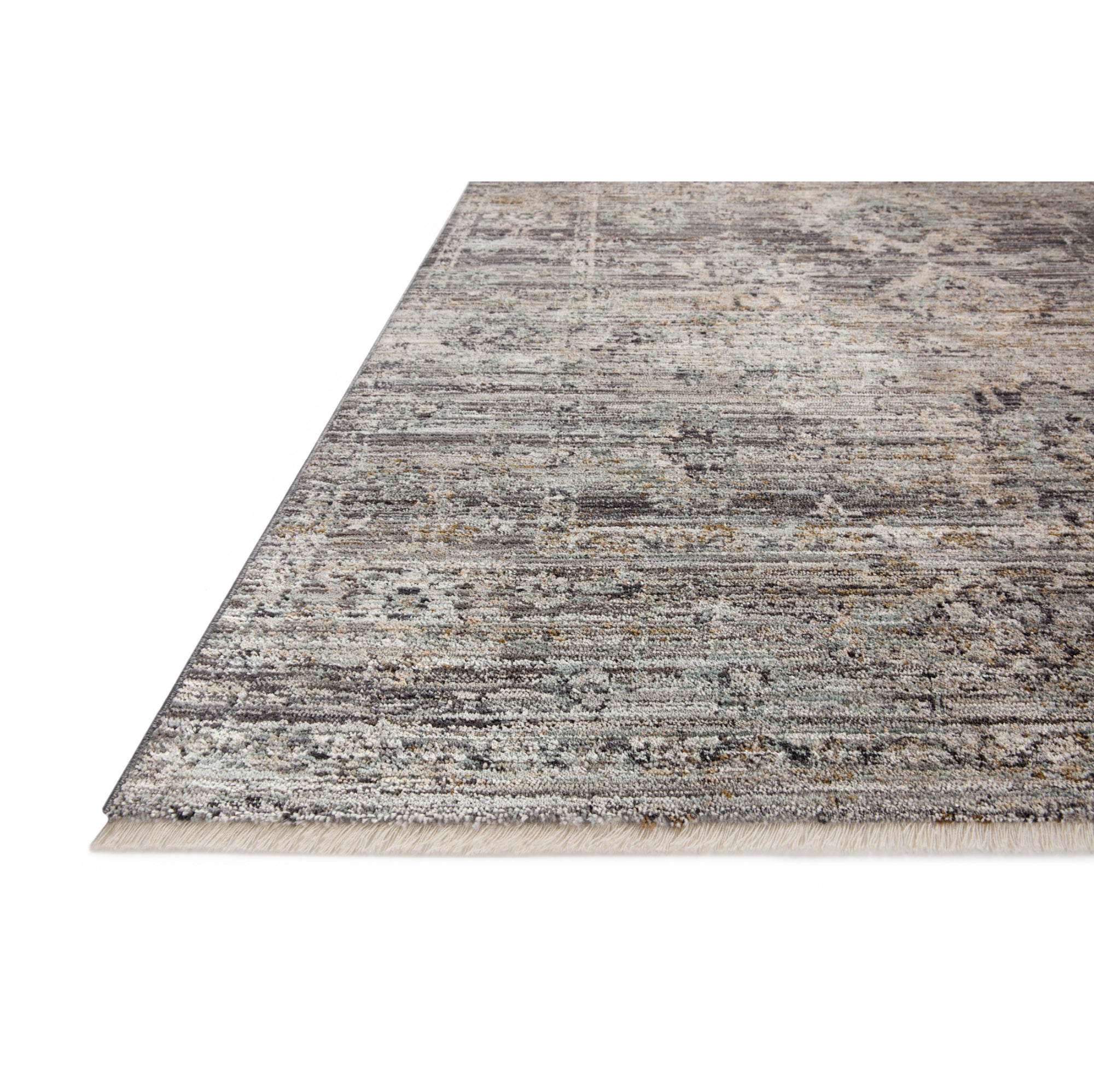Jean Stoffer x Loloi Katherine Graphite/Jade Rug
