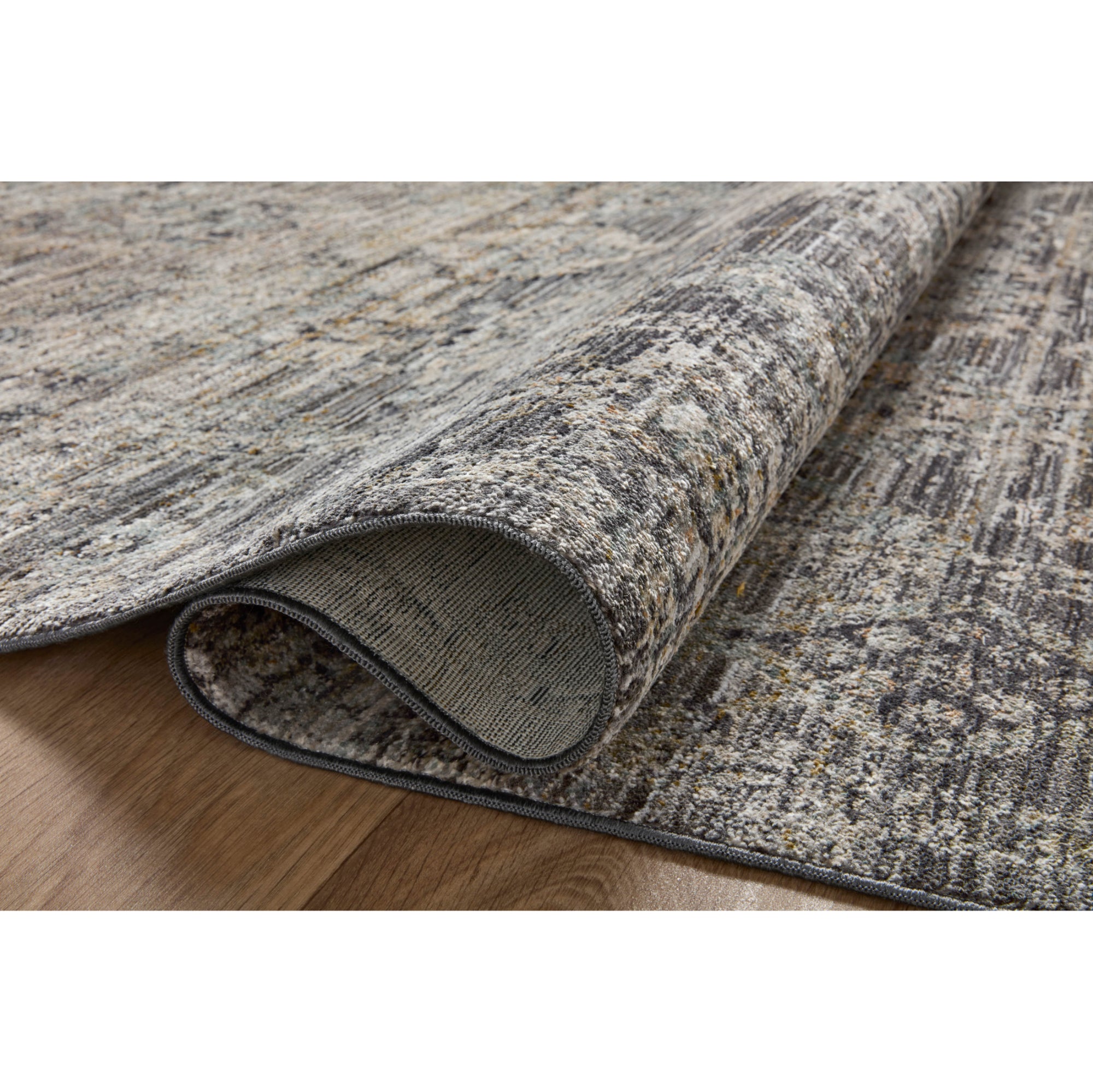Jean Stoffer x Loloi Katherine Graphite/Jade Rug