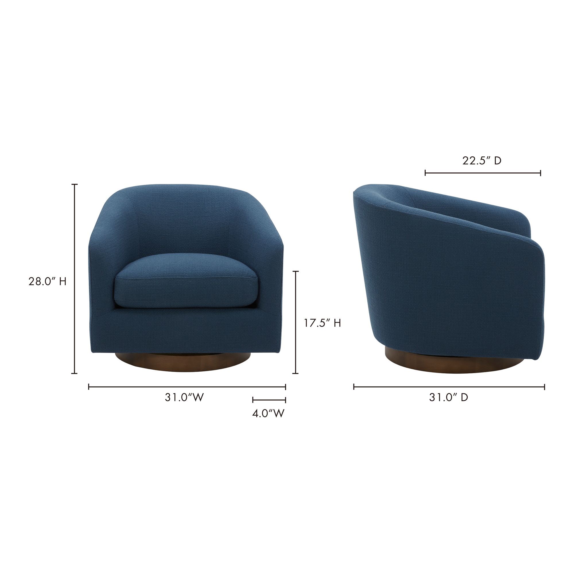 Oscy Swivel Chair swivel chair Moe's    Four Hands, Mid Century Modern Furniture, Old Bones Furniture Company, Old Bones Co, Modern Mid Century, Designer Furniture, Furniture Sale, Warehouse Furniture Sale, Oscy Swivel Chair Sale, https://www.oldbonesco.com/