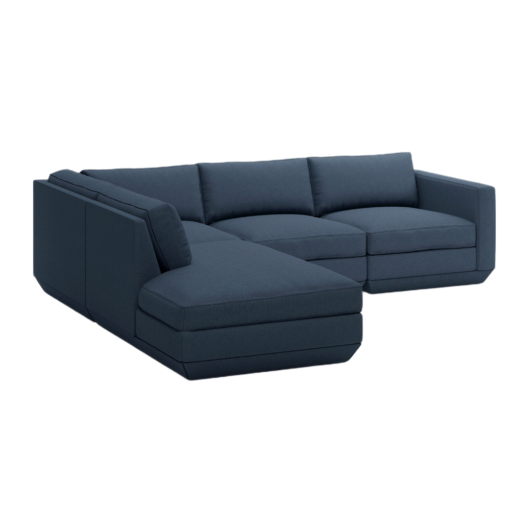 Podium Modular 4PC Lounge Sectional A