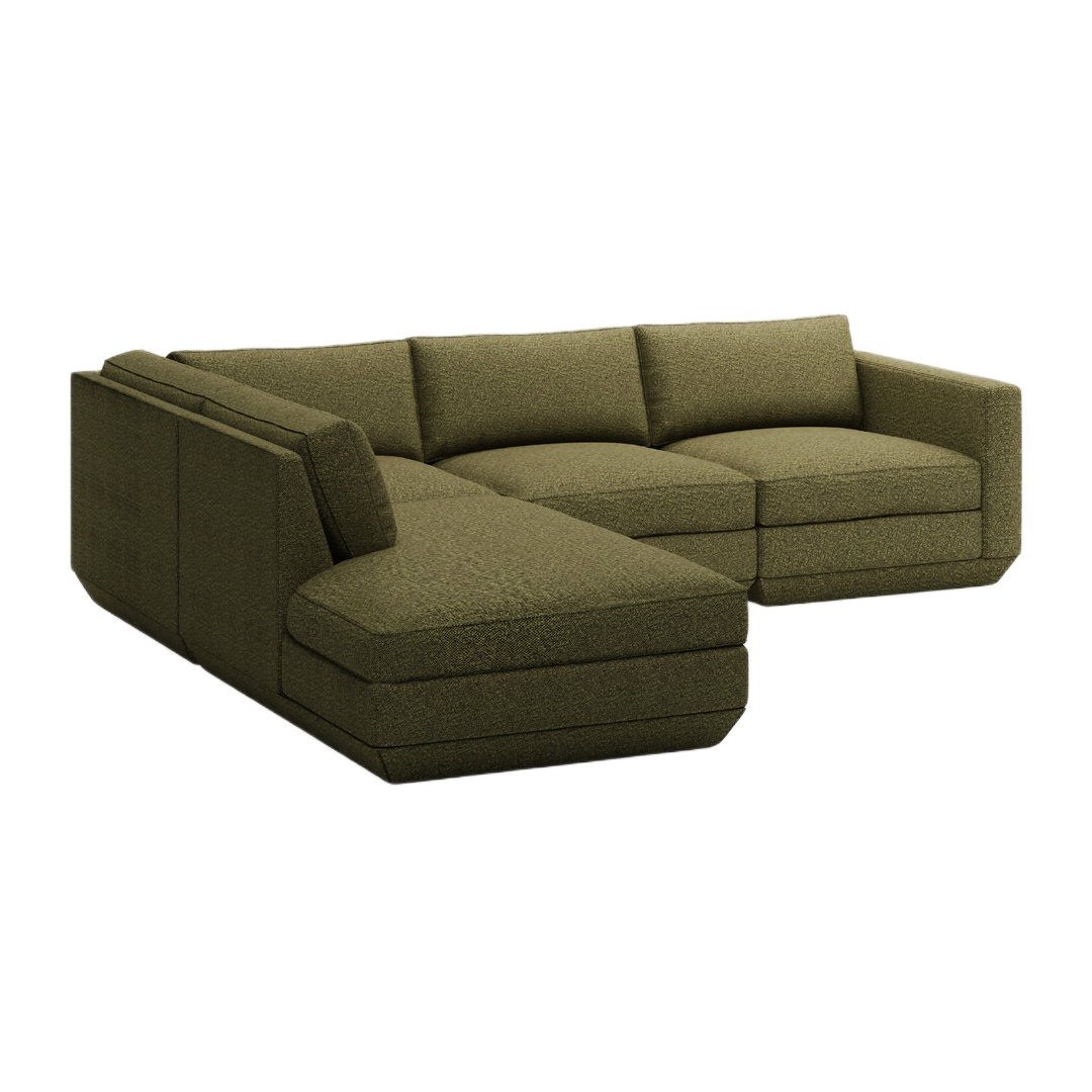 Podium Modular 4PC Lounge Sectional A