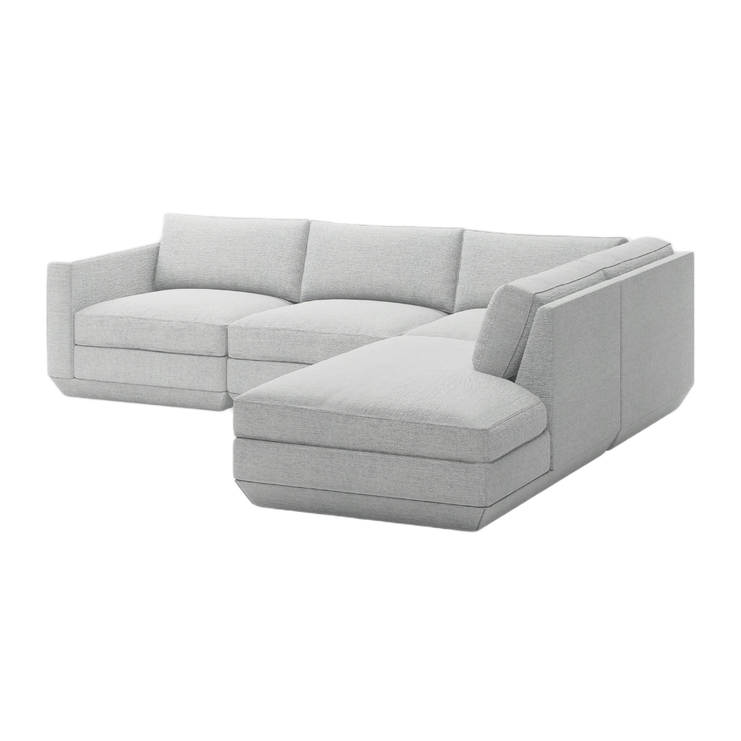 Podium Modular 4PC Lounge Sectional A